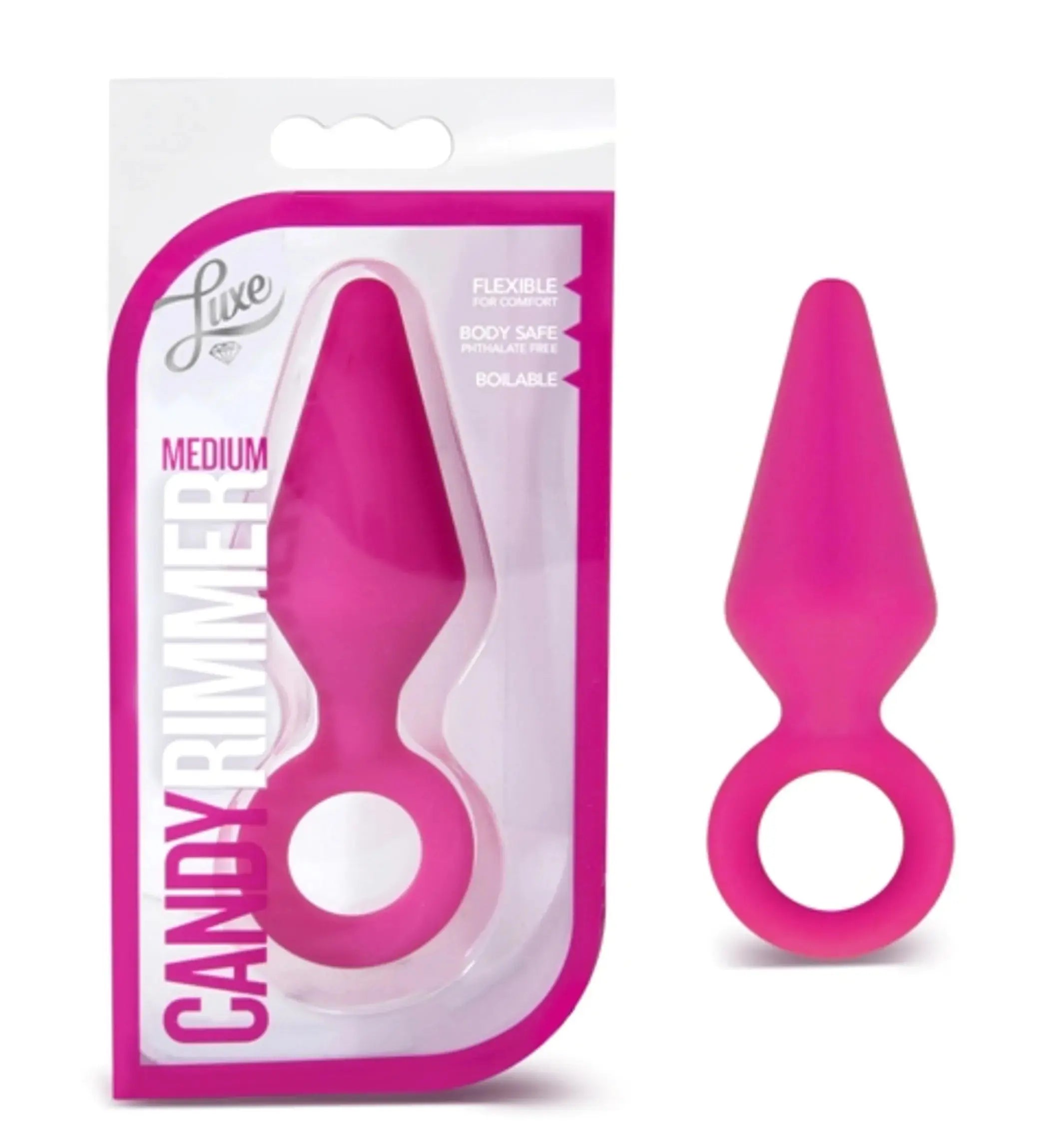 Luxe Candy Rimmer Fuchsia Medium Blush Novelties