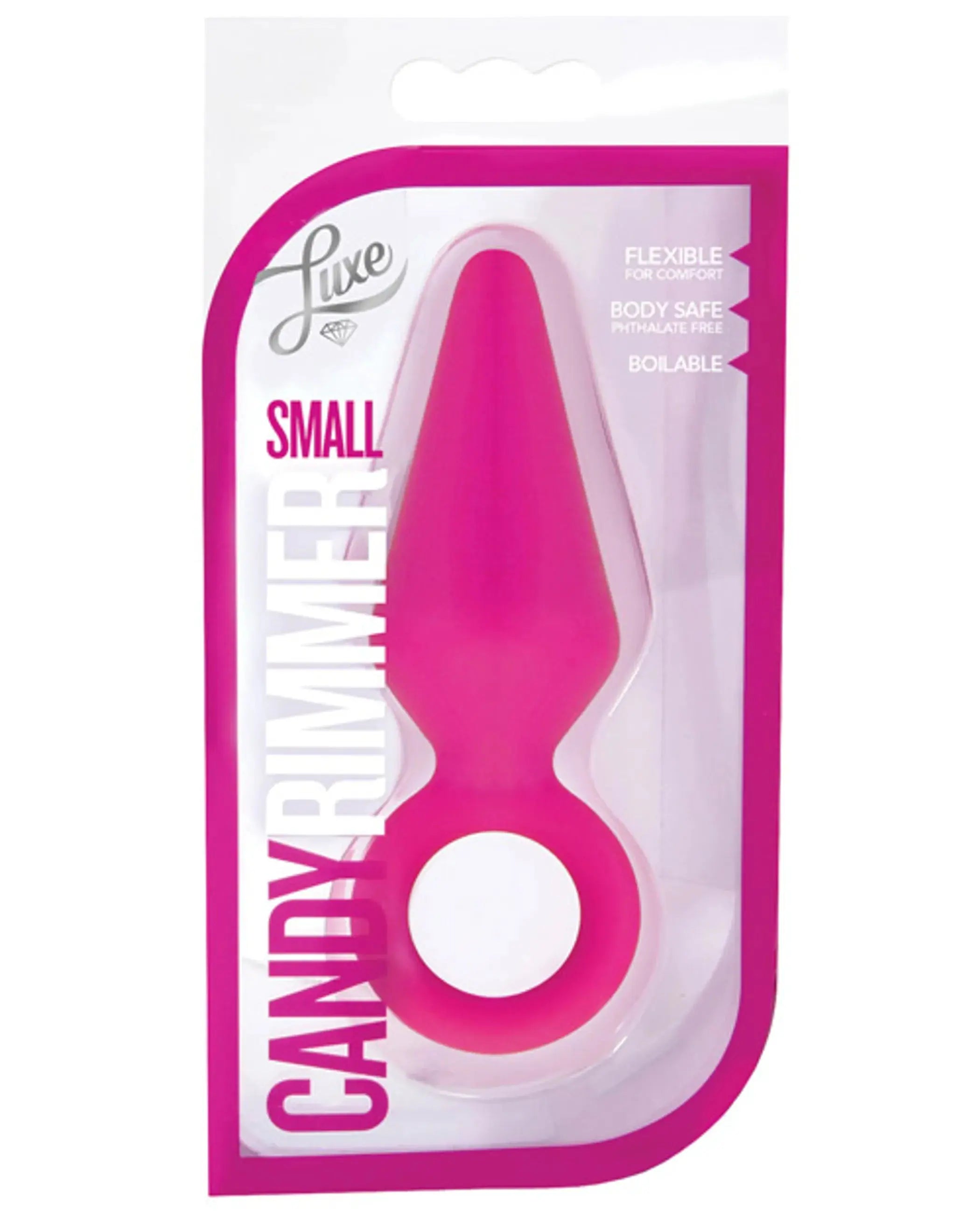 Luxe Candy Rimmer Fuchsia Small Butt Plug Blush Novelties