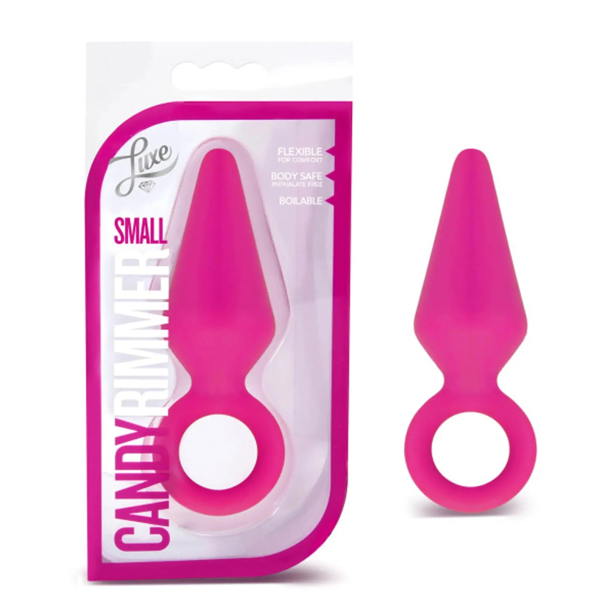 Luxe Candy Rimmer Fuchsia Small Butt Plug Blush Novelties