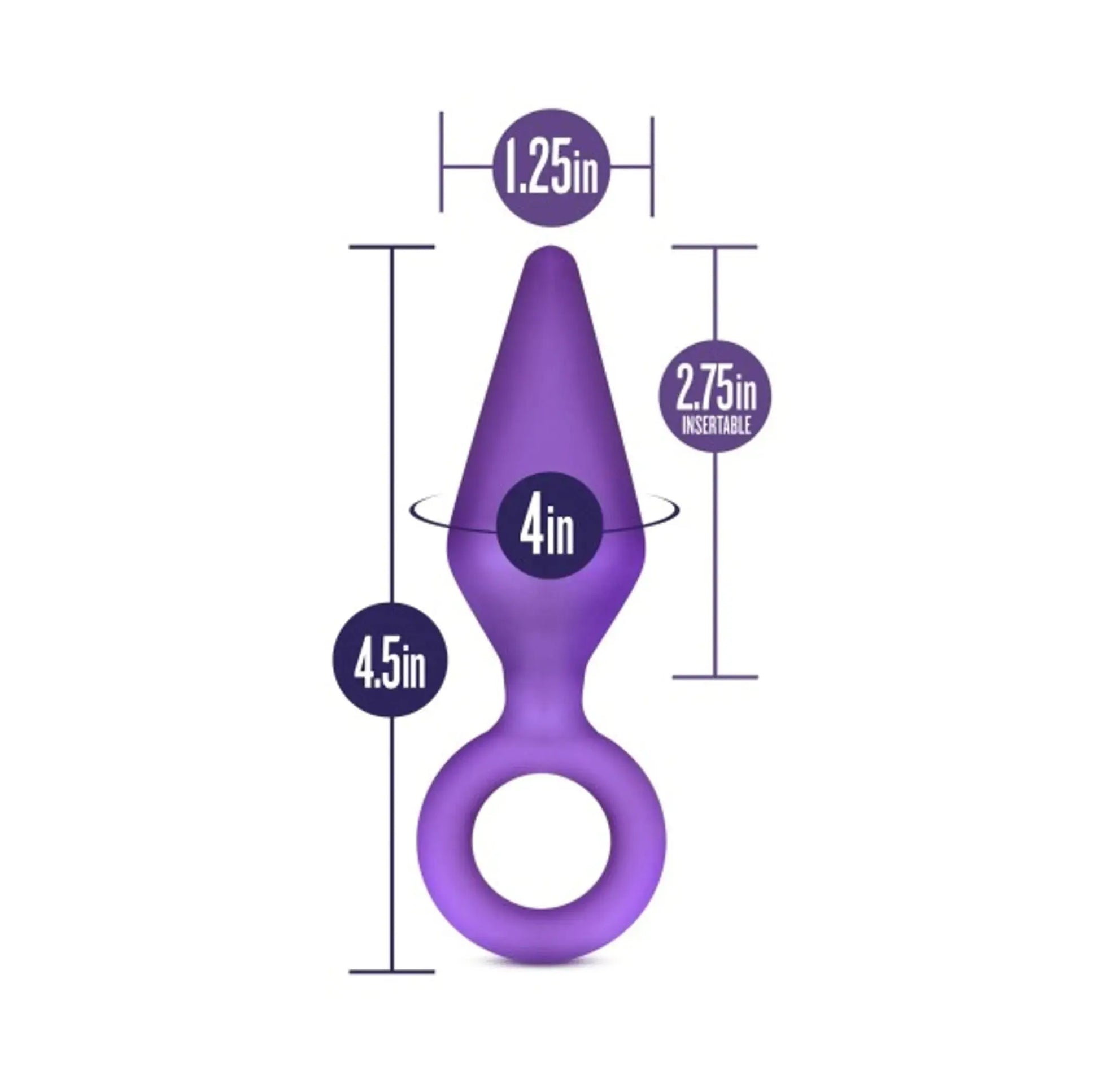 Luxe Candy Rimmer Purple Small Butt Plug Blush Novelties