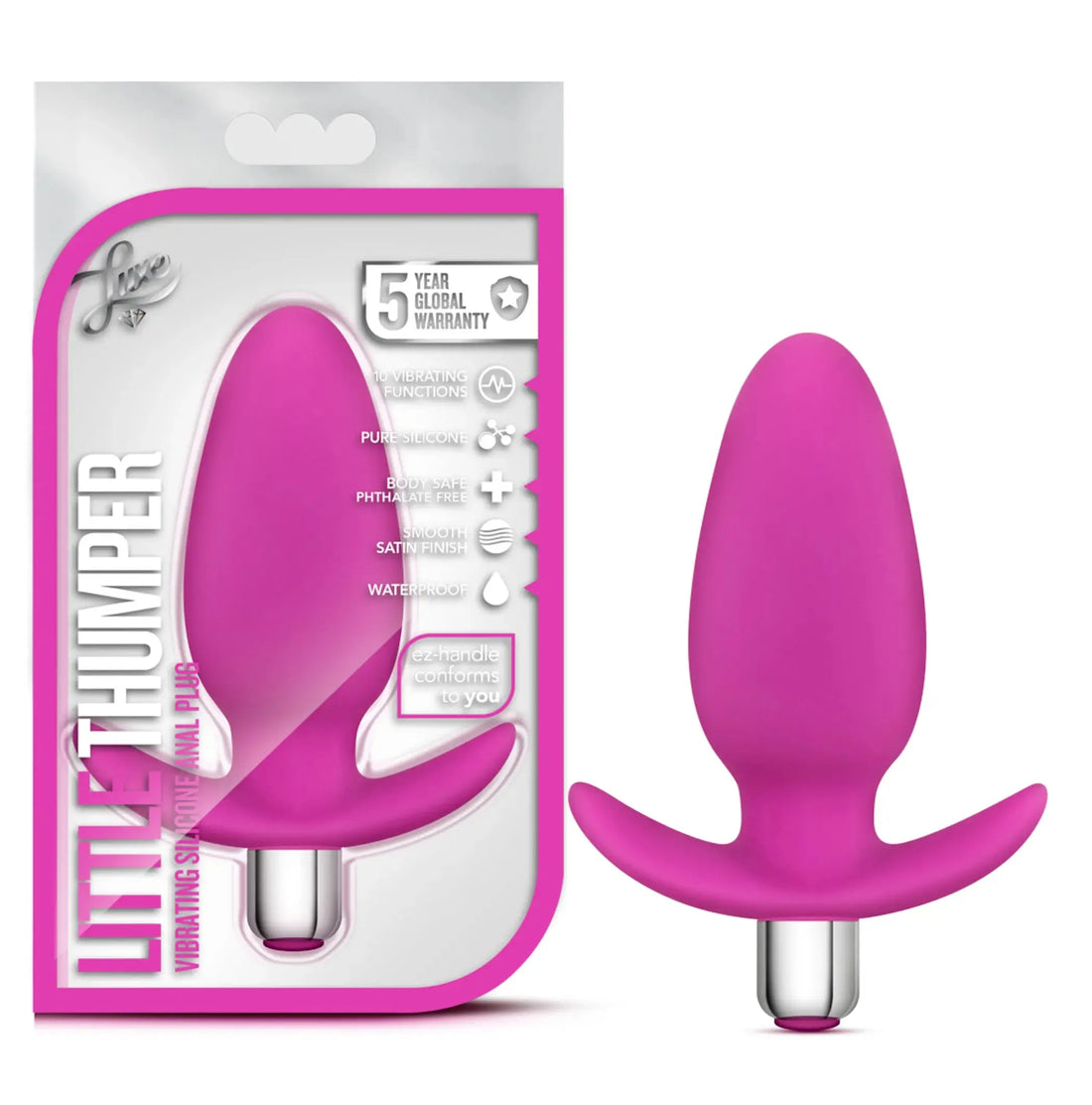 Luxe Little Thumper Fuchsia Blush Novelties