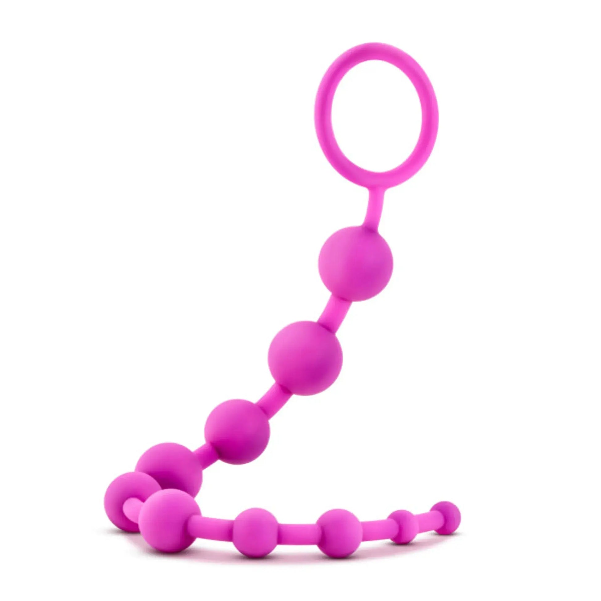Luxe Silicone 10 Beads Pink Blush Novelties