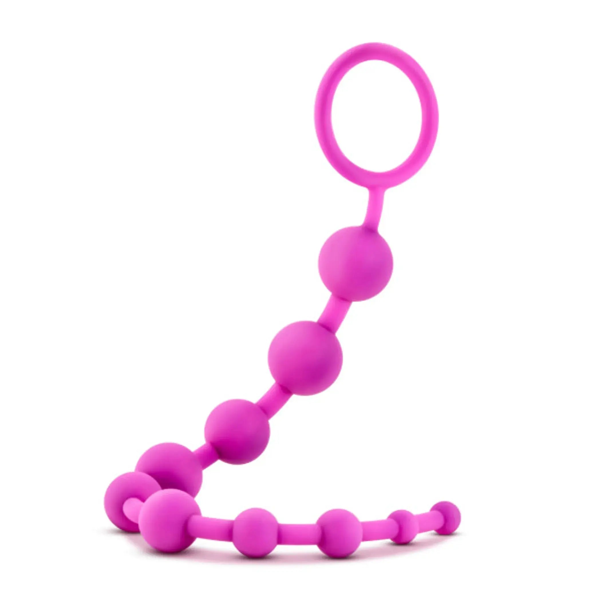 Luxe Silicone 10 Beads Pink Blush Novelties