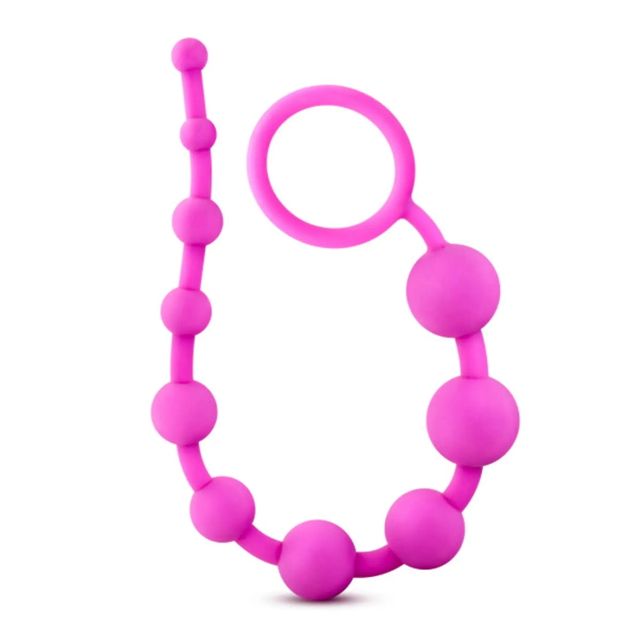Luxe Silicone 10 Beads Pink Blush Novelties