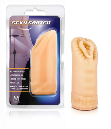 M FOR MEN SEXY SNATCH MASTURBATOR BEIGE Blush Novelties