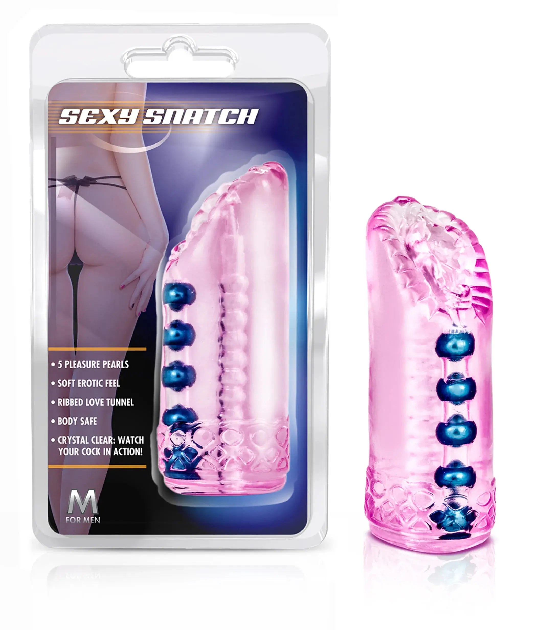 M FOR MEN SEXY SNATCH MASTURBATOR PINK Blush Novelties