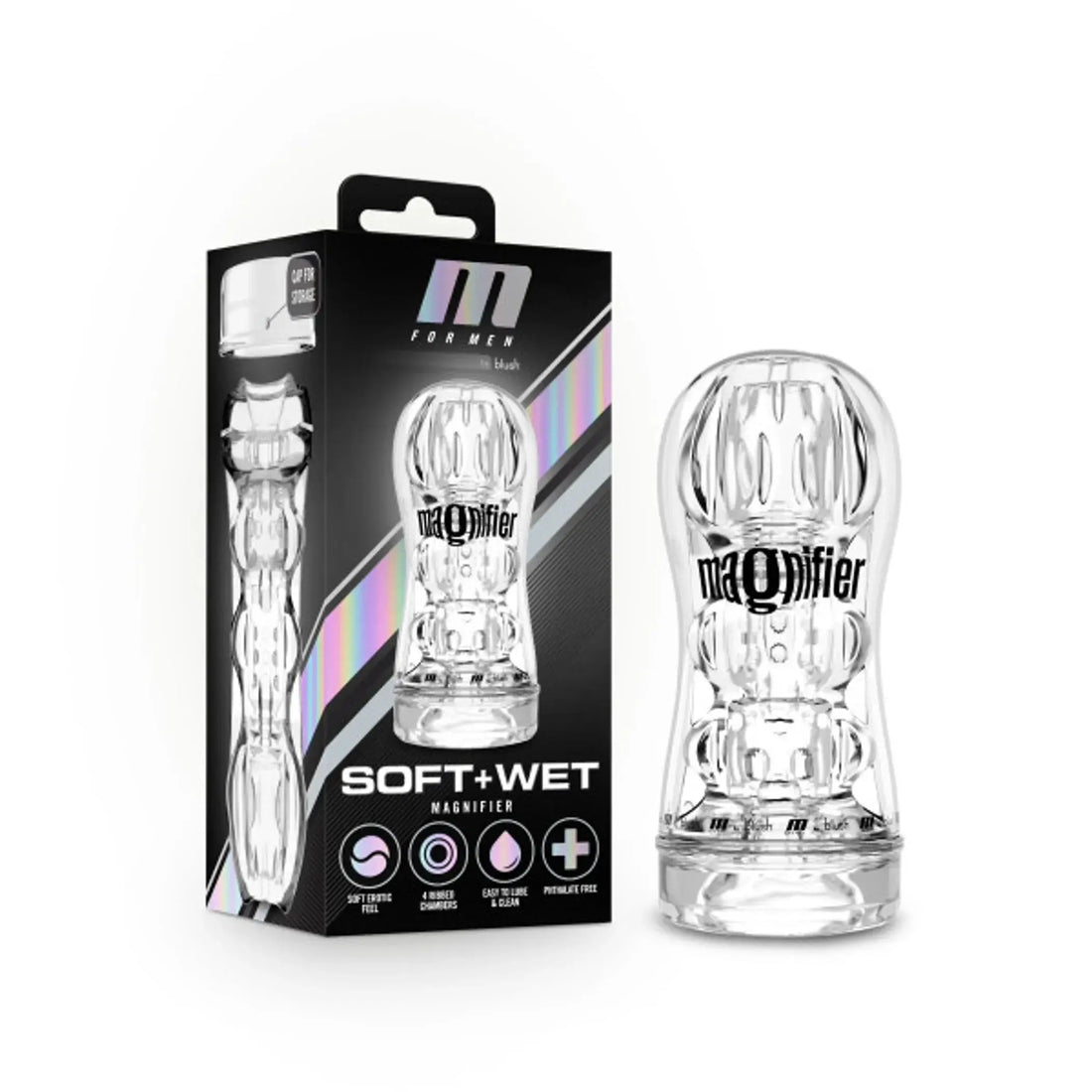 M FOR MEN SOFT & WET MAGNIFIER CLEAR Blush Novelties