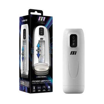 M FOR MEN ROBO-BATOR WHITE Blush Novelties