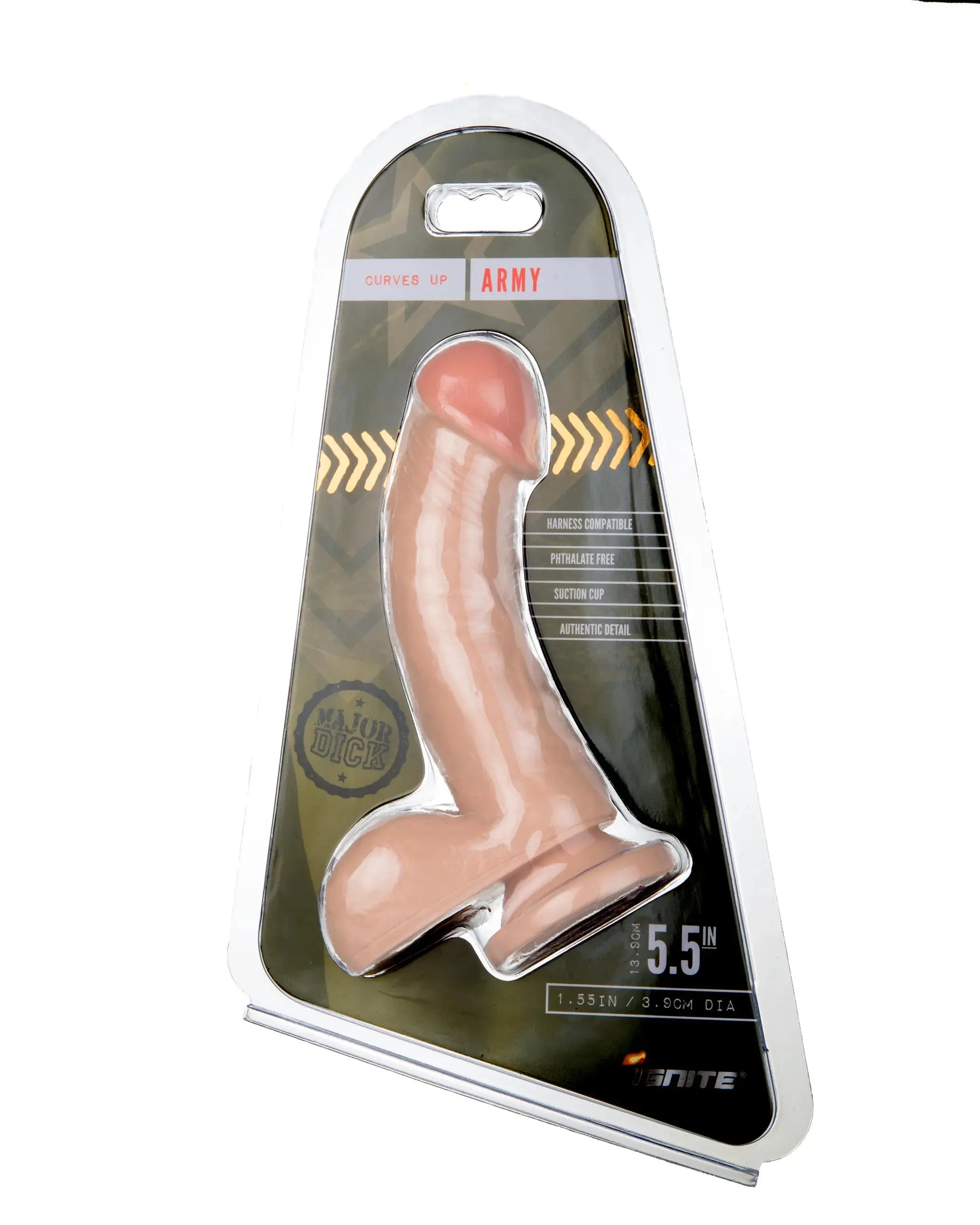 MAJOR DICK ARMY VANILLA SI Novelties
