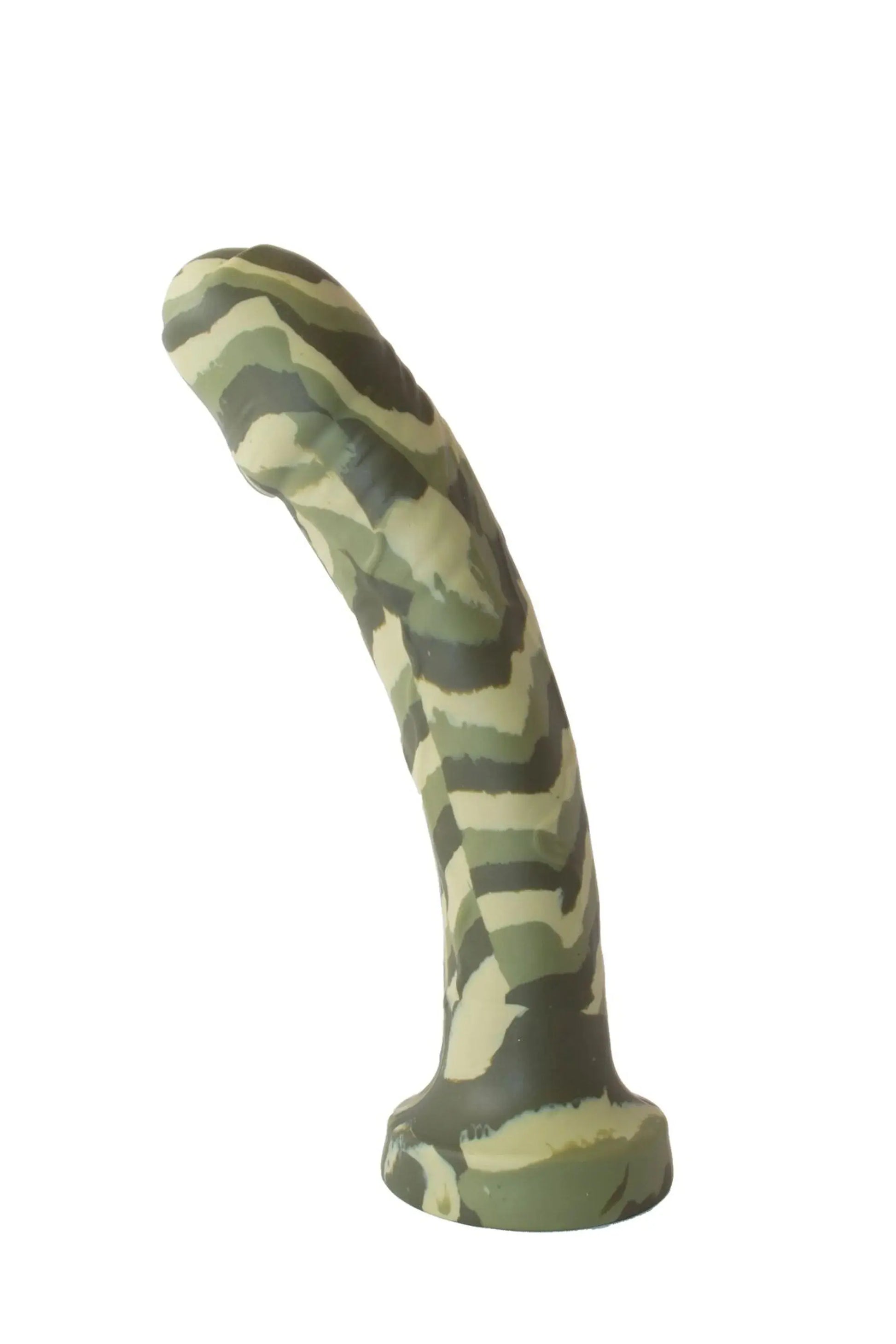 MAJOR DICK COMMANDO 7.25 UNCUT GREEN CAMO DONG " SI Novelties