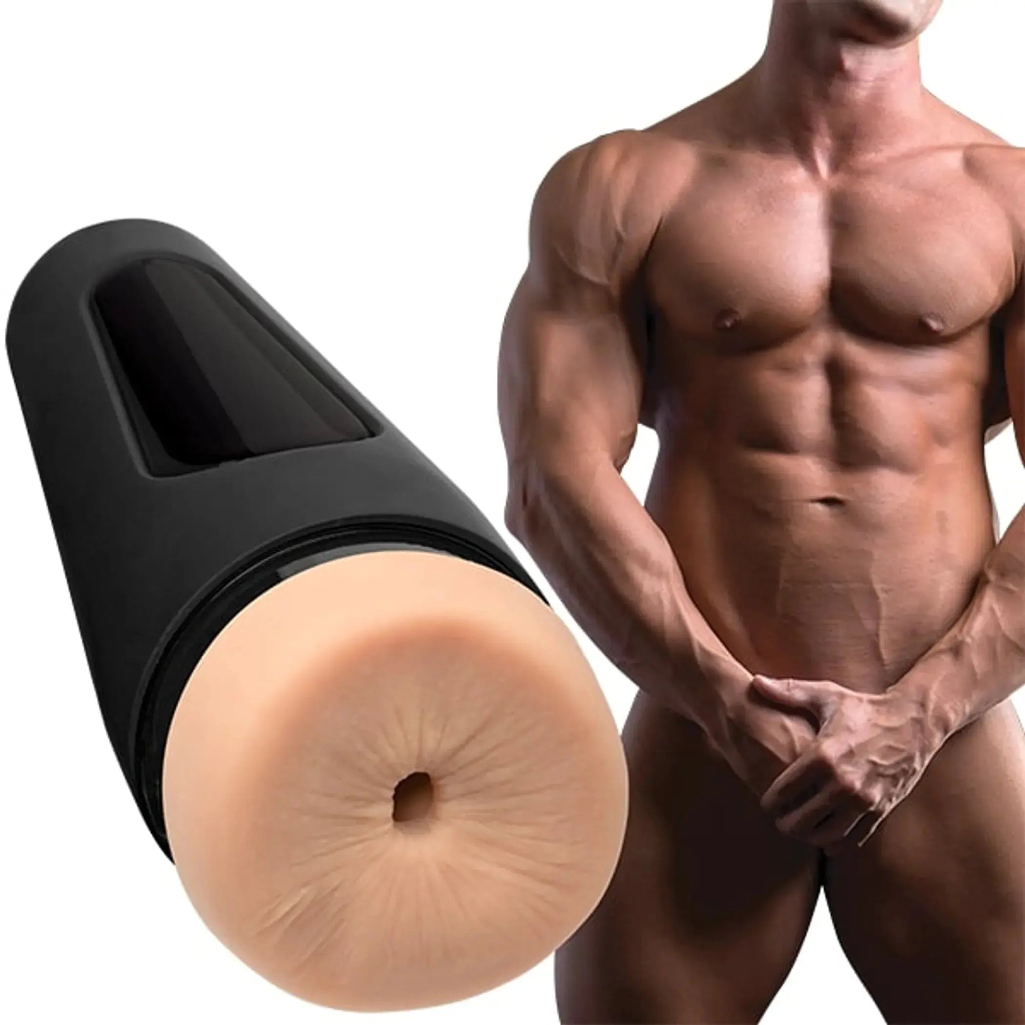 MAN SQUEEZE STUD VANILLA Doc Johnson Novelties