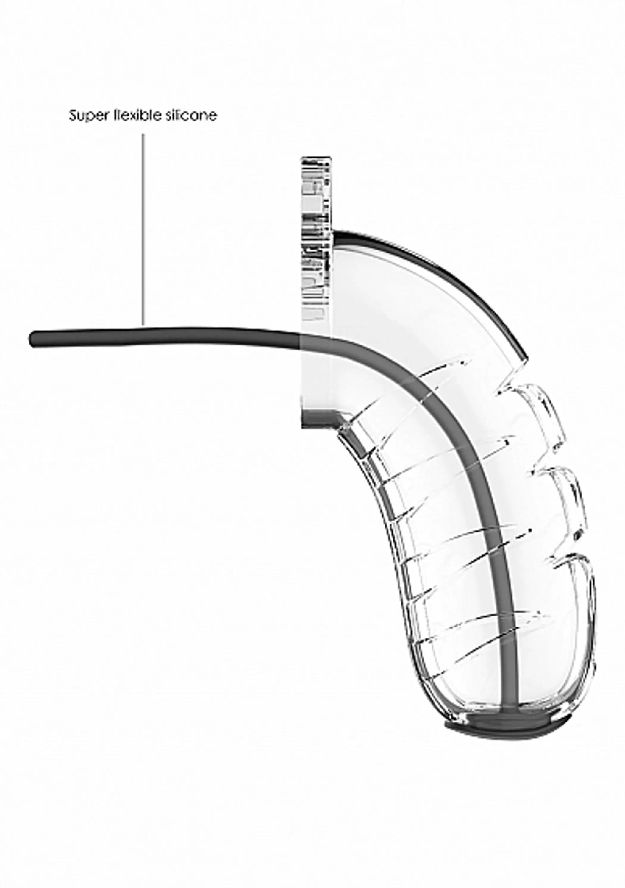 MANCAGE MODEL 16 CHASTITY 4.5 IN CAGE W/ PLUG SHOTS AMERICA