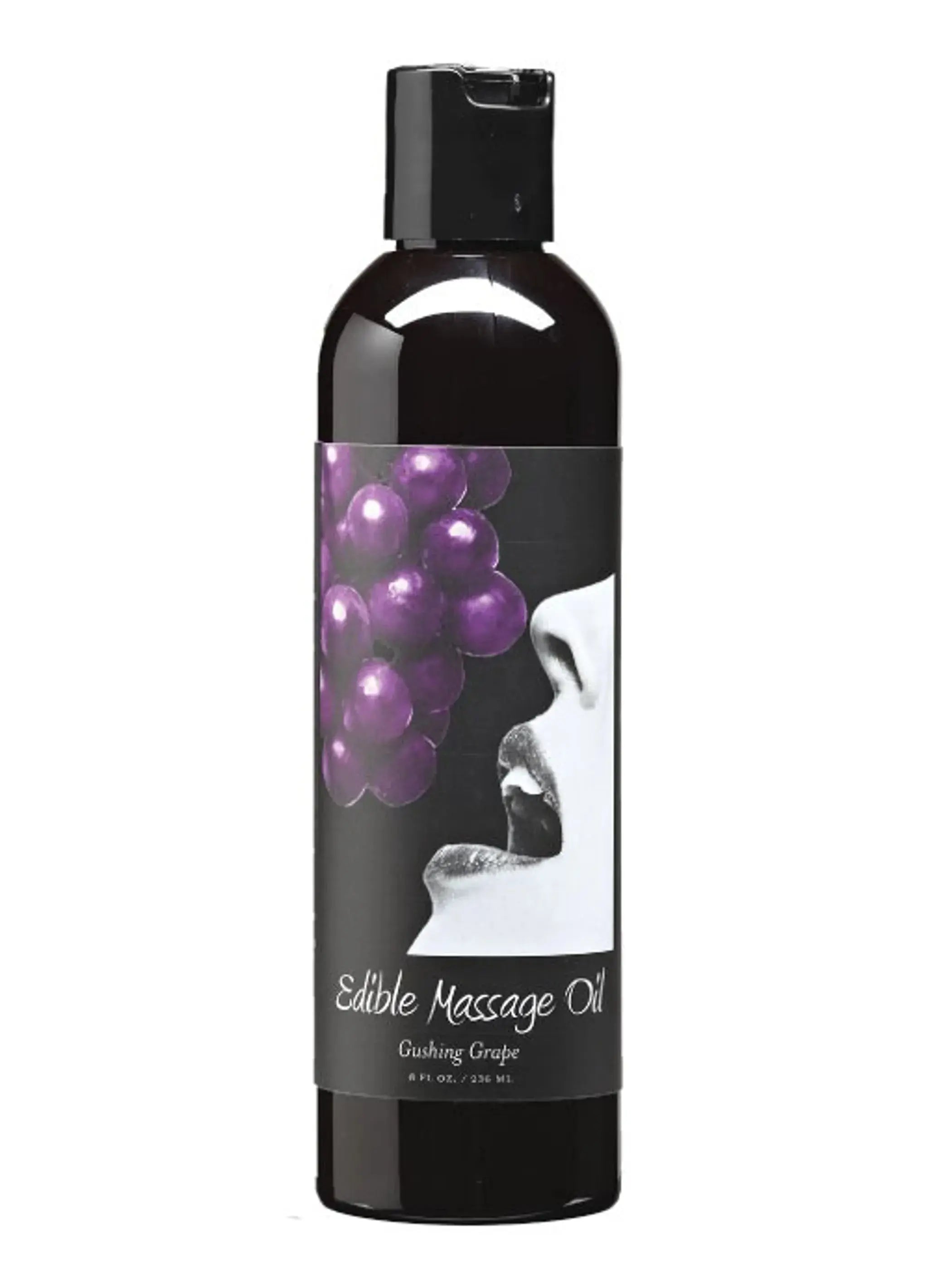 MASSAGE OIL EDIBLE GRAPE 8 OZ Earthly Body