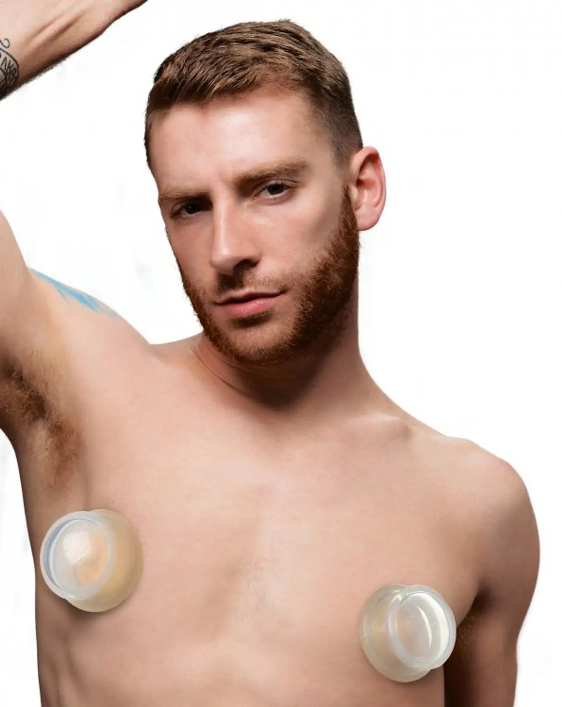 MASTER SERIES CLEAR PLUNGERS NIPPLE SUCKERS LARGE XR Brands