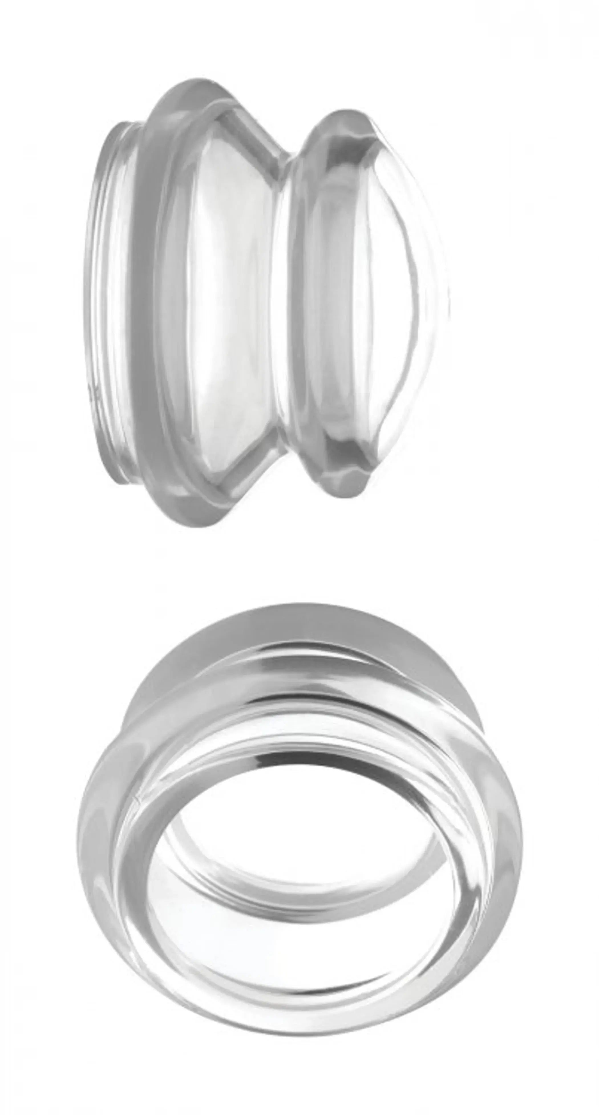 MASTER SERIES CLEAR PLUNGERS NIPPLE SUCKERS LARGE XR Brands