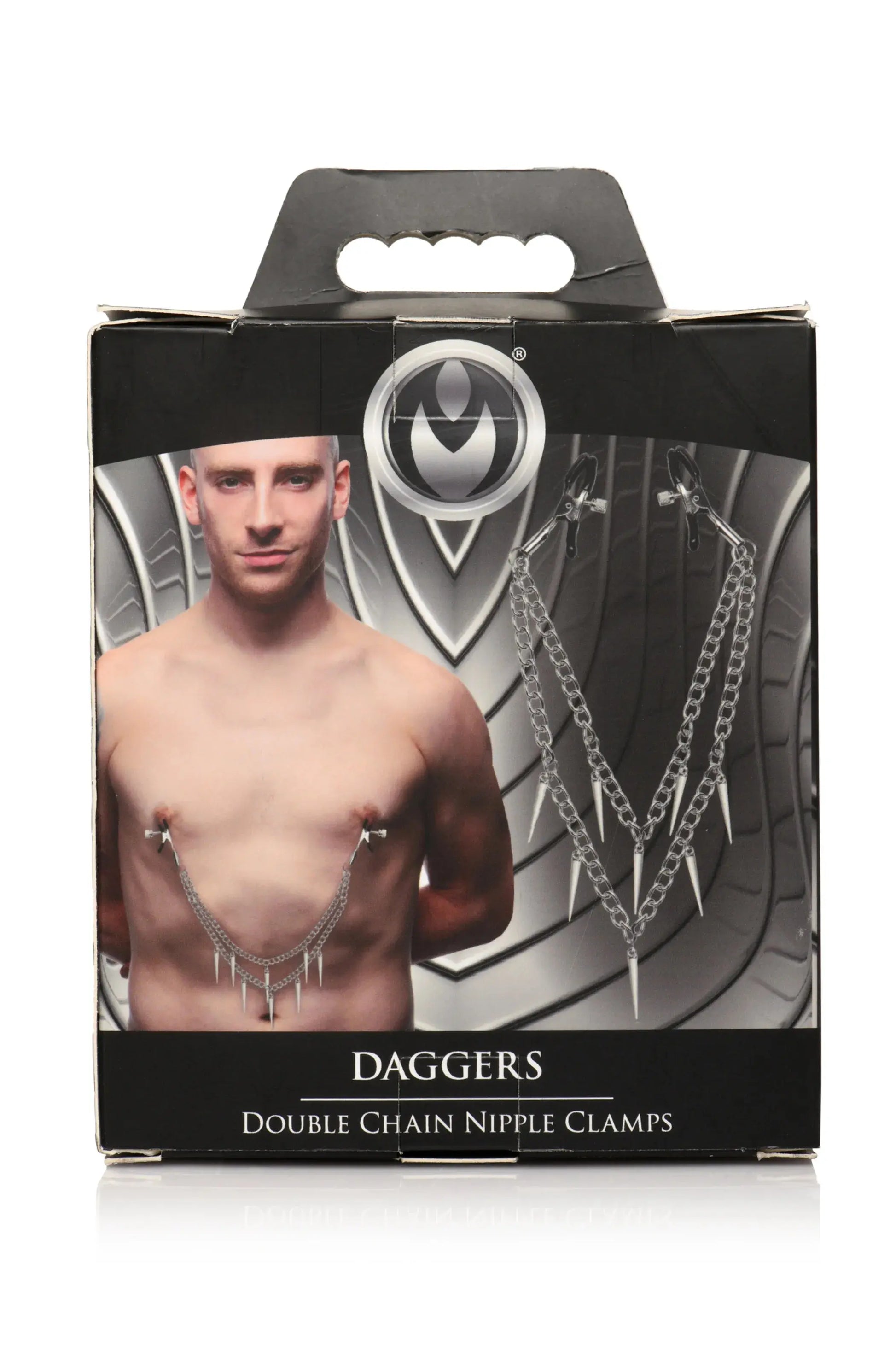 MASTER SERIES DAGGERS DOUBLE CHAIN NIPPLE CLAMPS XR Brands