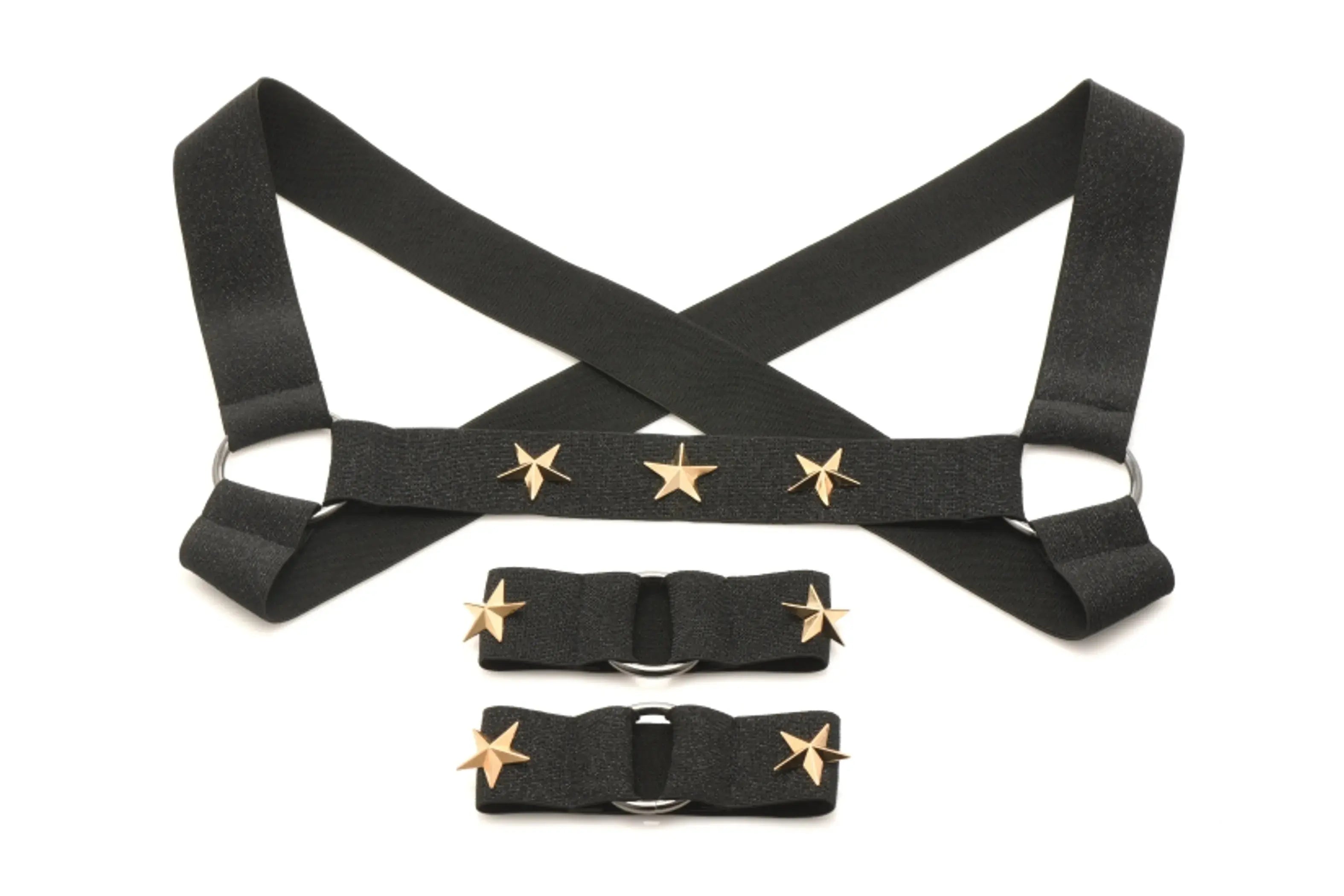 MASTER SERIES ELASTIC CHEST HARNESS W/ ARM BANDS XR Brands