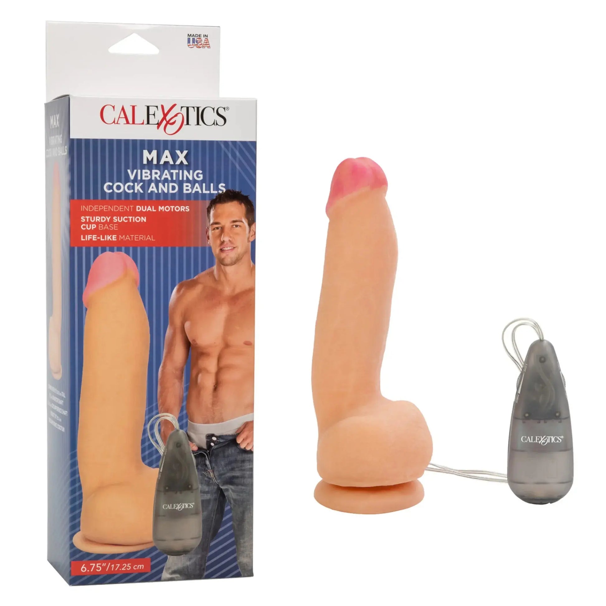 MAX VIBRATING COCK & BALLS California Exotic Novelties