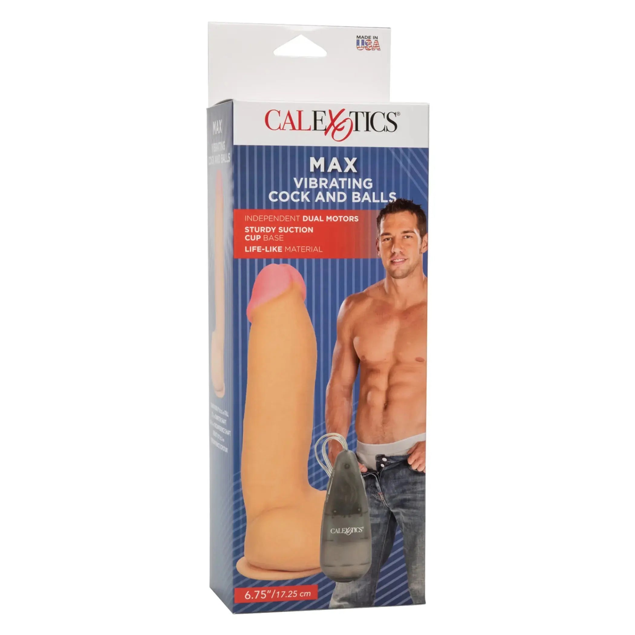 MAX VIBRATING COCK & BALLS California Exotic Novelties