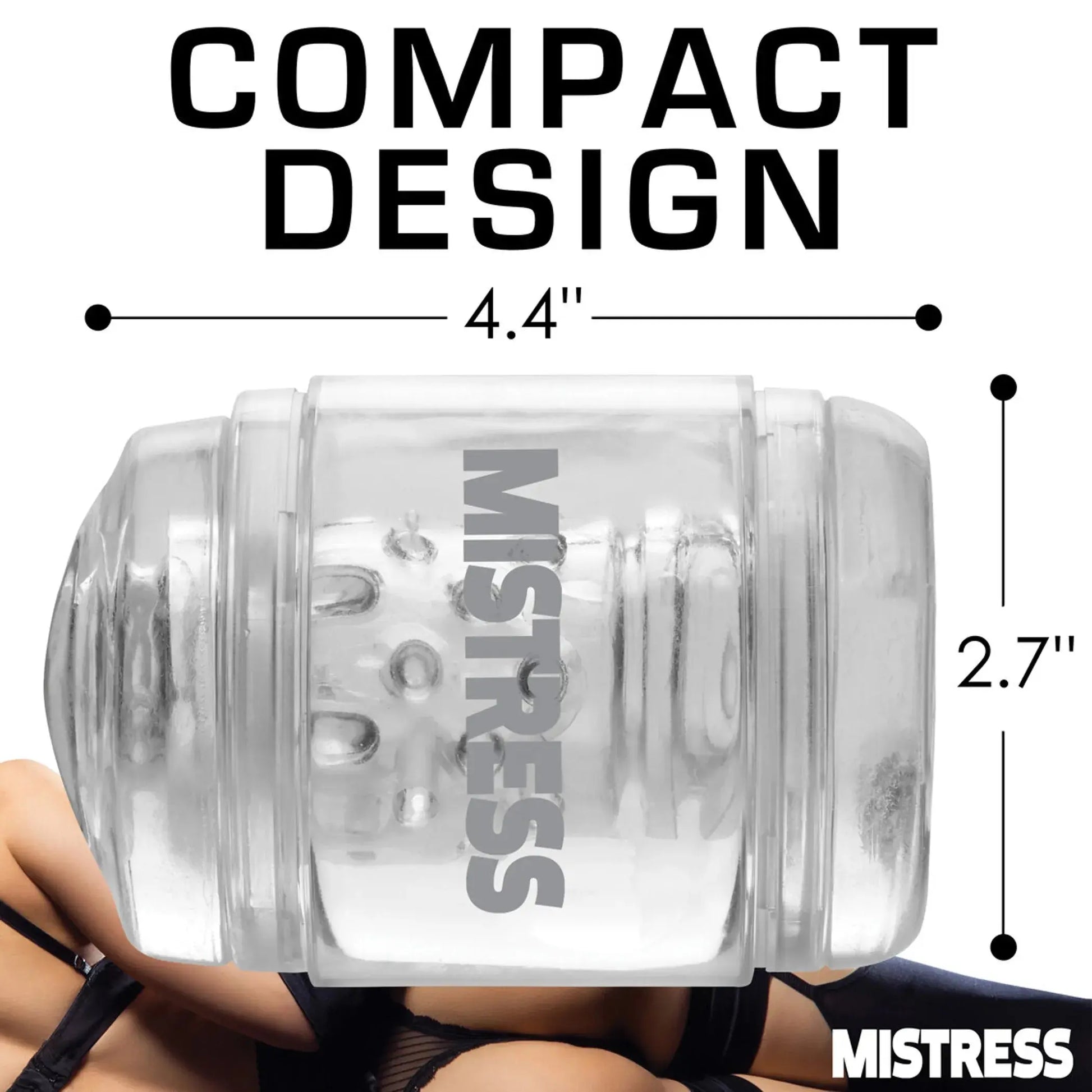 MISTRESS DOUBLE SHOT PXSSY& ASS STROKER CLEAR CURVE NOVELTIES