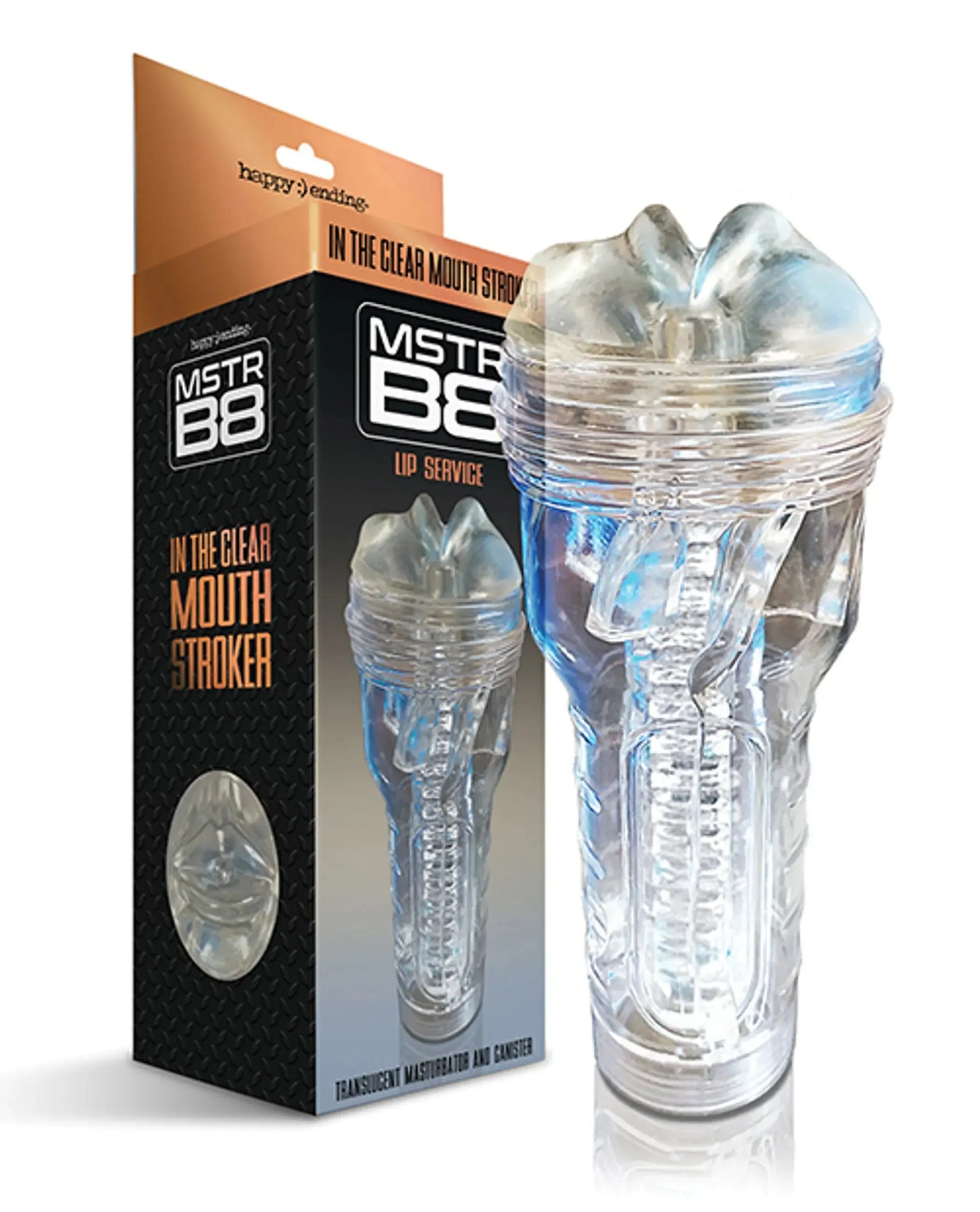 MSTR B8 In the Clear Mouth Stroker Global Novelties