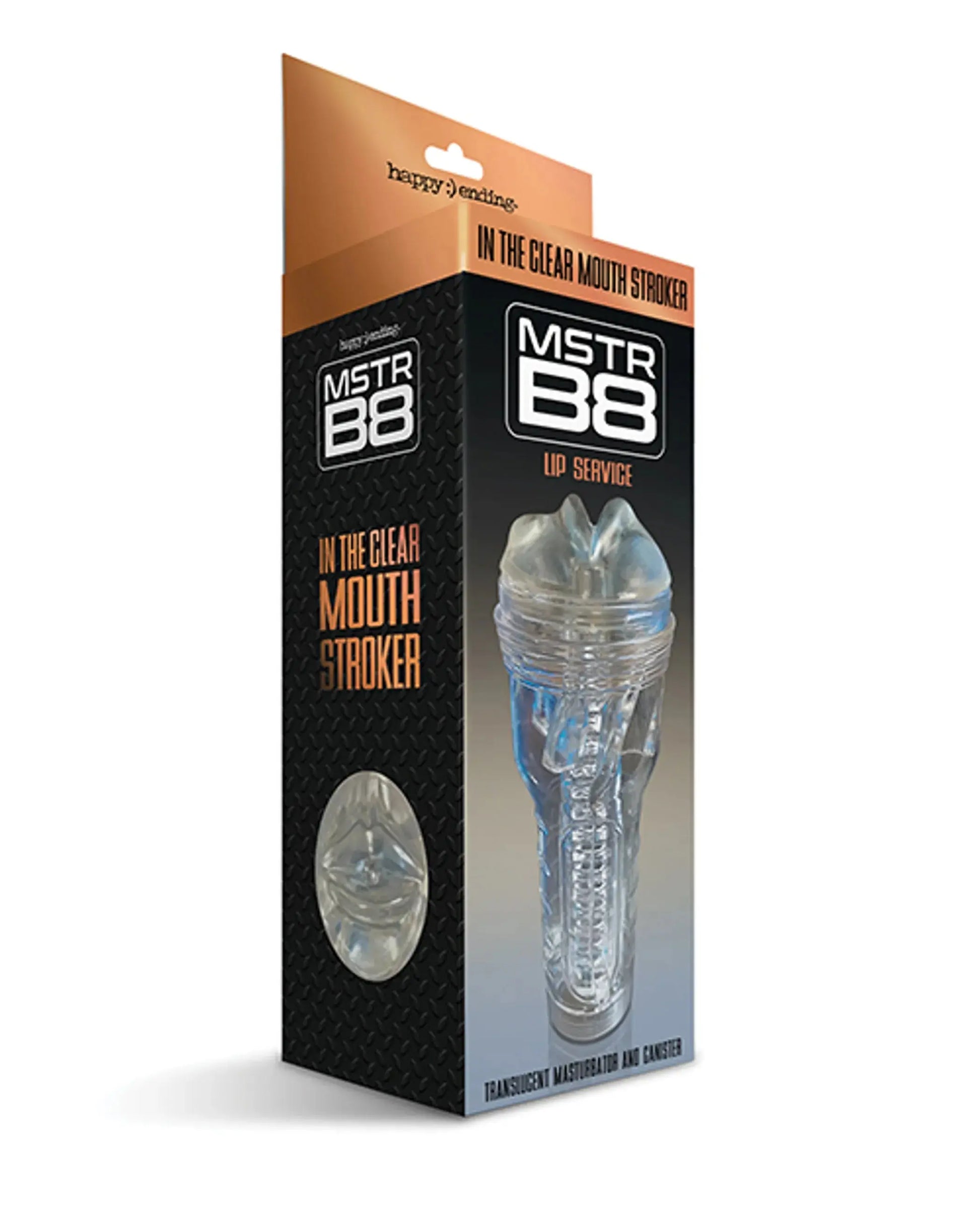 MSTR B8 In the Clear Mouth Stroker Global Novelties