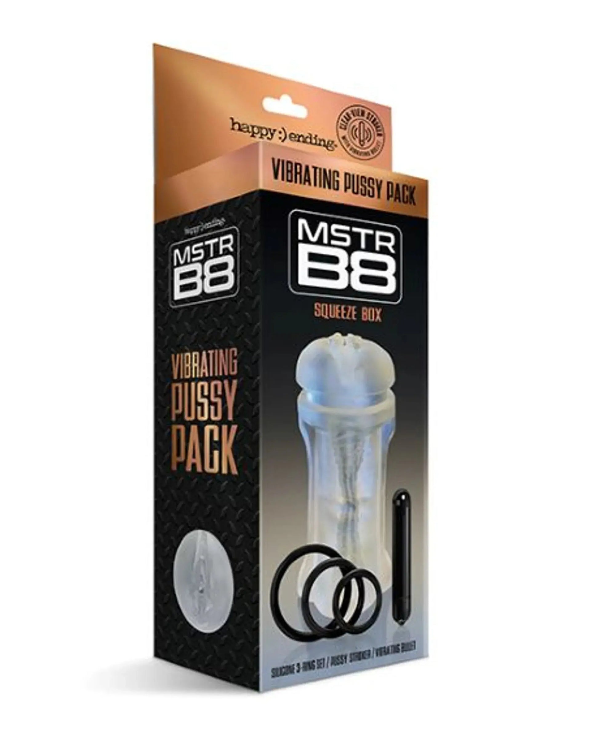 MSTR B8 VIBRATING PXSSYPACK SQUEEZE BOX 5 PC KIT Global Novelties