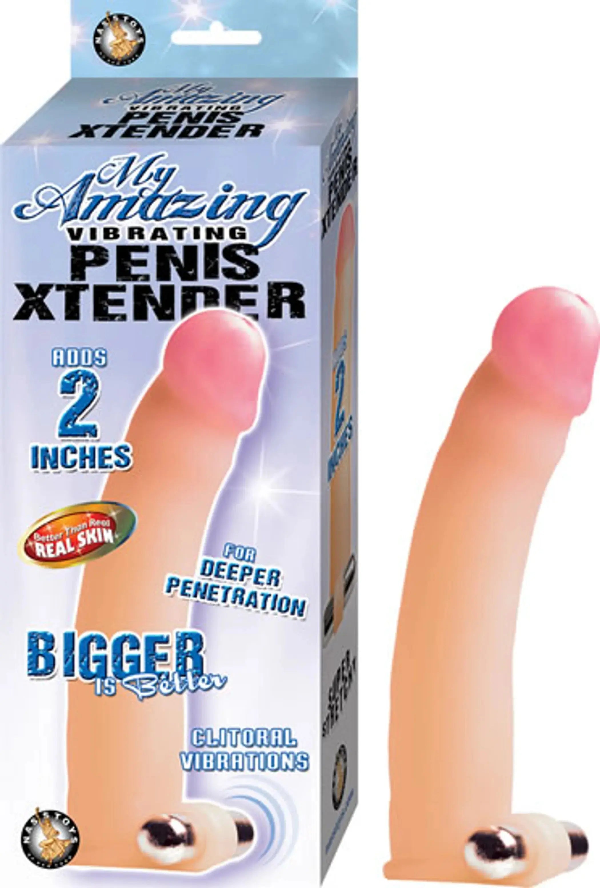 MY AMAZING VIBRATING PENIS XTENDER FLESH Nasstoys