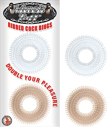 Mack Tuff Ribbed Cock Rings Nasstoys