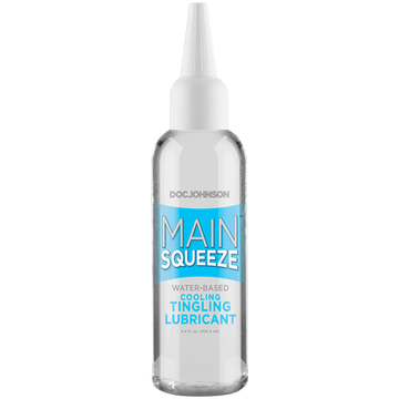 Main Squeeze Cooling Tingling Water-Based Lubricant Doc Johnson Novelties