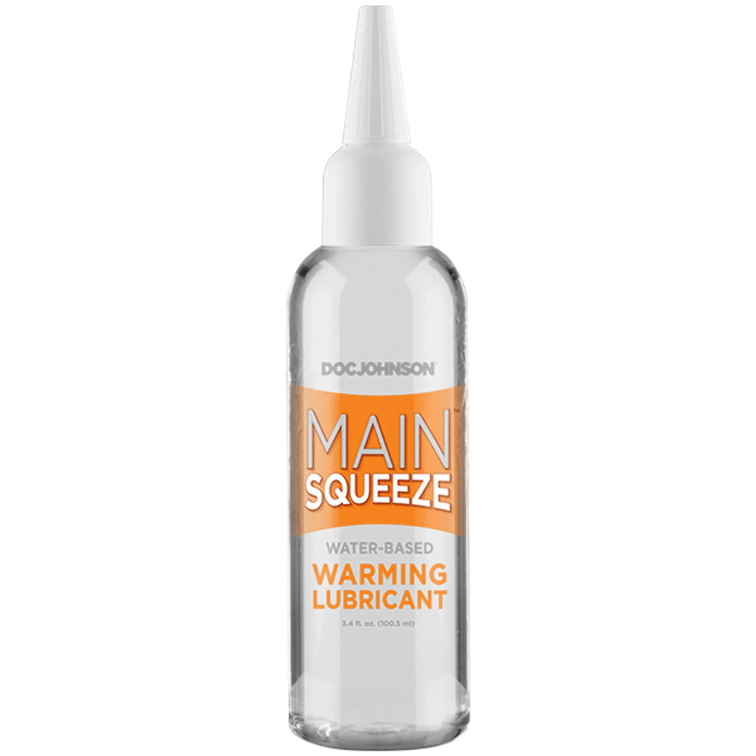 Main Squeeze Warming Water-Based Lubricant 3.4 oz Doc Johnson Novelties