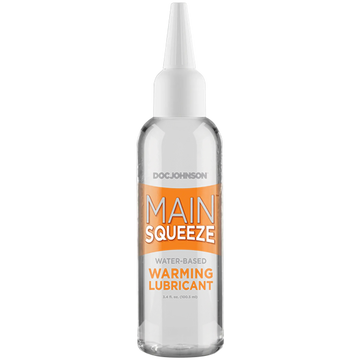 Main Squeeze Warming Water-Based Lubricant 3.4 oz Doc Johnson Novelties