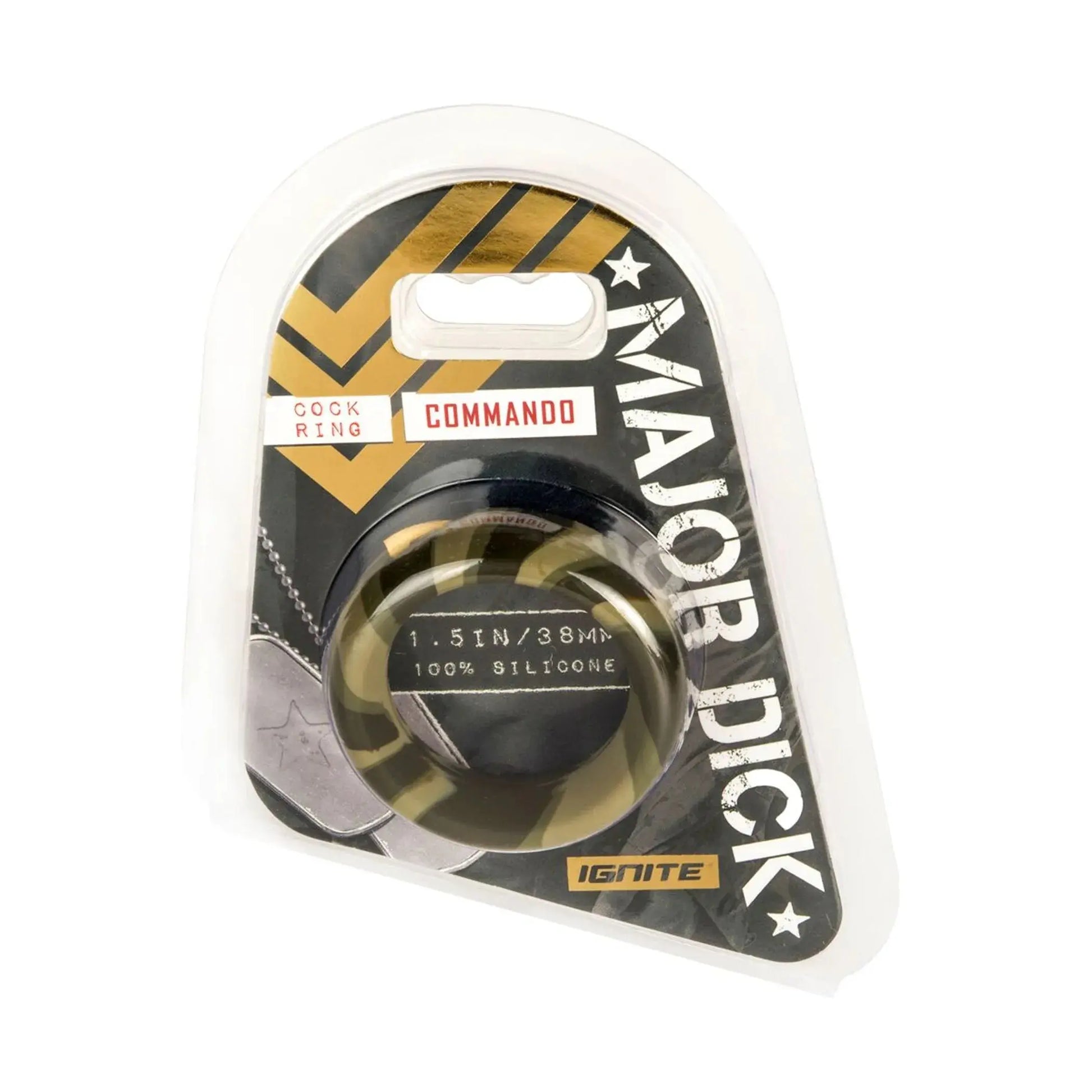 Major Dick Commando 1.5-Inch Wide Silicone Ring SI Novelties