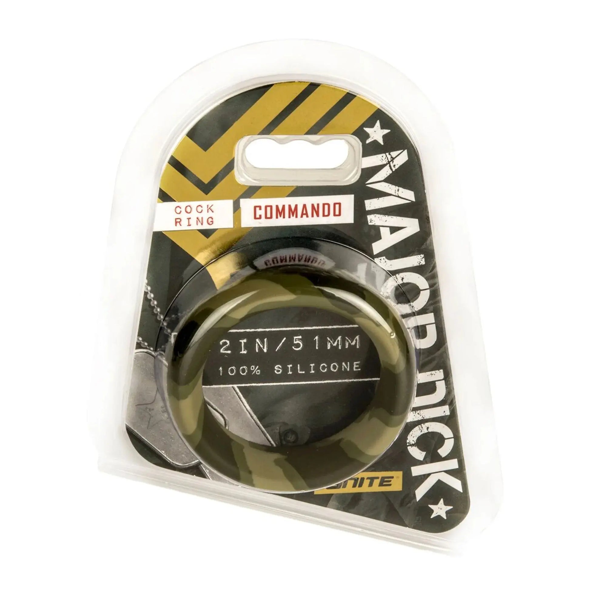 Major Dick Commando 2 Wide Silicone Cock Ring SI Novelties