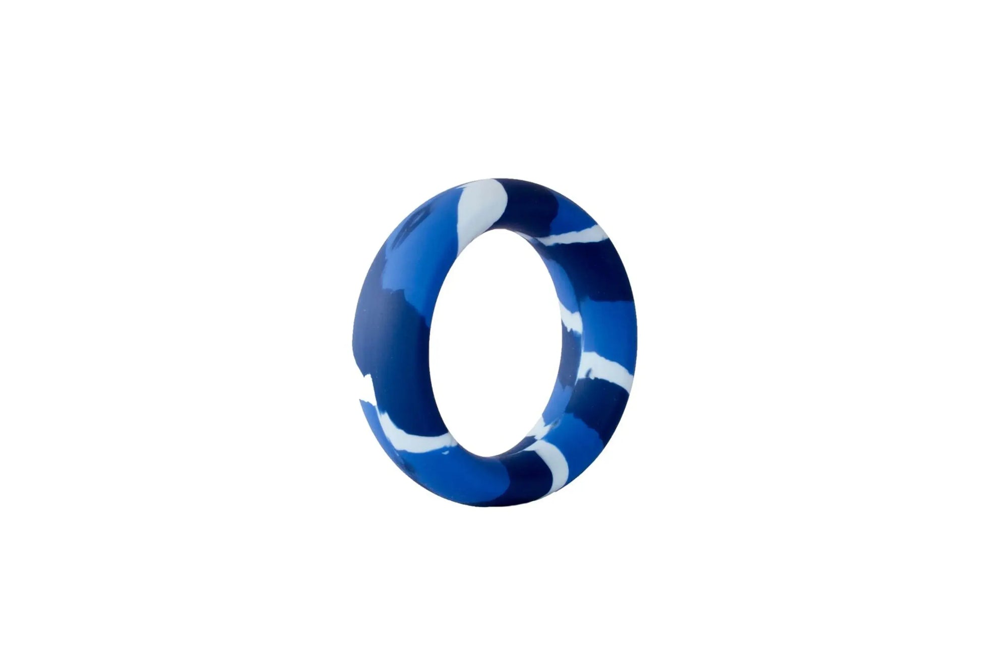 Major Dick Commando Silicone Donut Ring Blue Camo SI Novelties