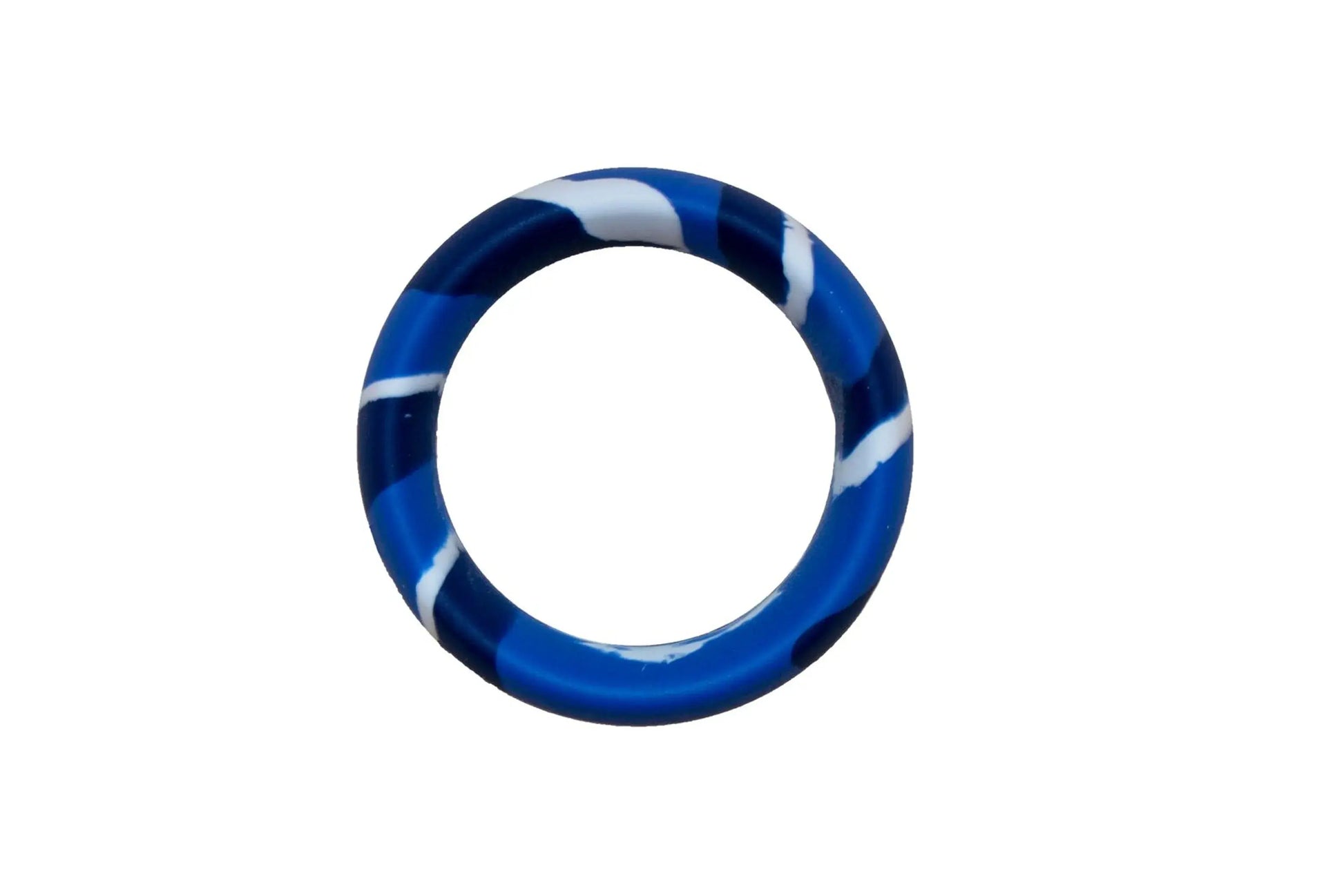 Major Dick Commando Silicone Donut Ring Blue Camo SI Novelties