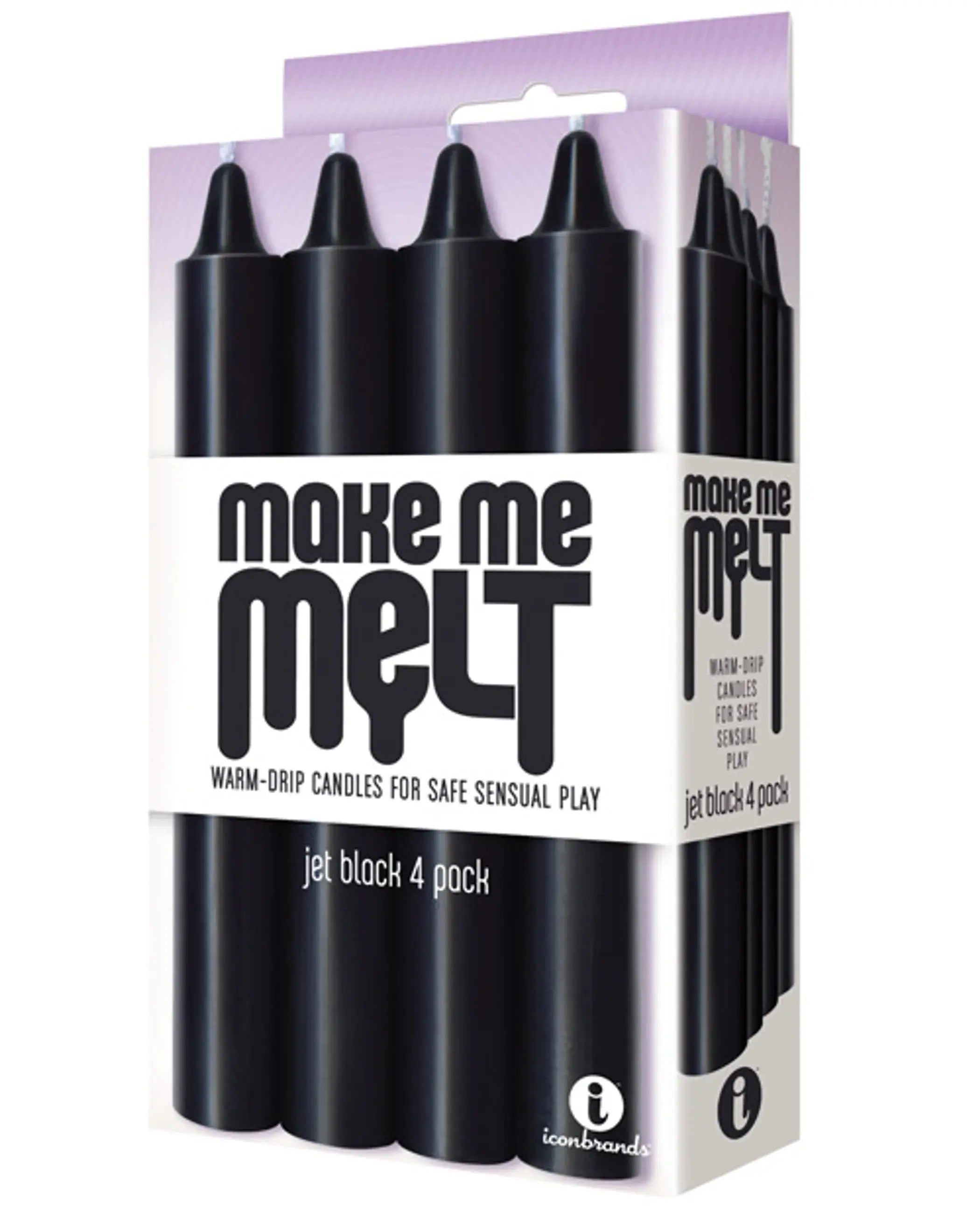 Make Me Melt Sensual Warm-Drip Candles 4-Pack Icon Brands
