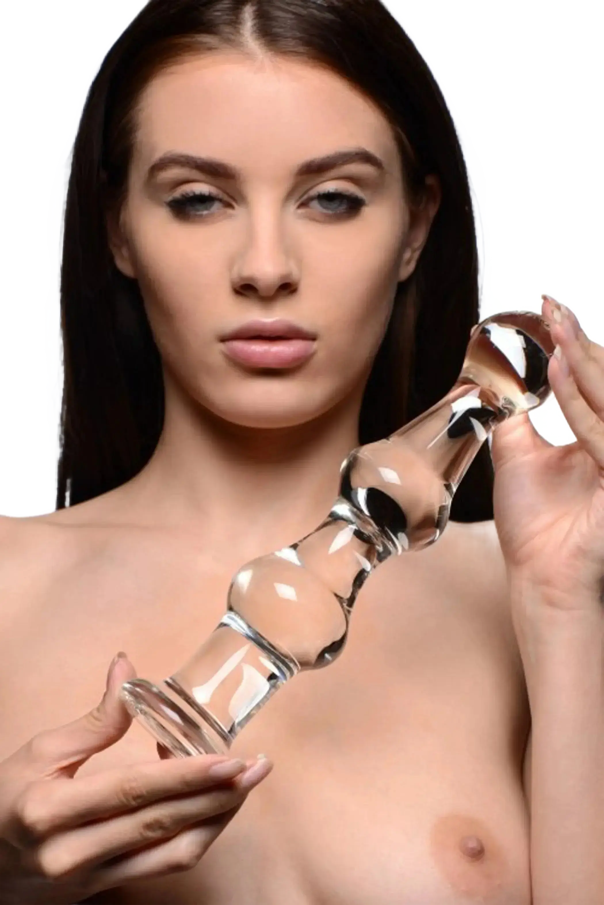 MASTER SERIES MAMMOTH 3 BUMPS GLASS DILDO XR Brands