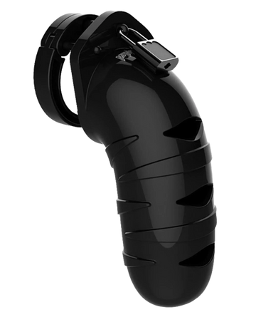 MANCAGE CHASTITY 5.5IN BLACK MODEL 05 SHOTS AMERICA