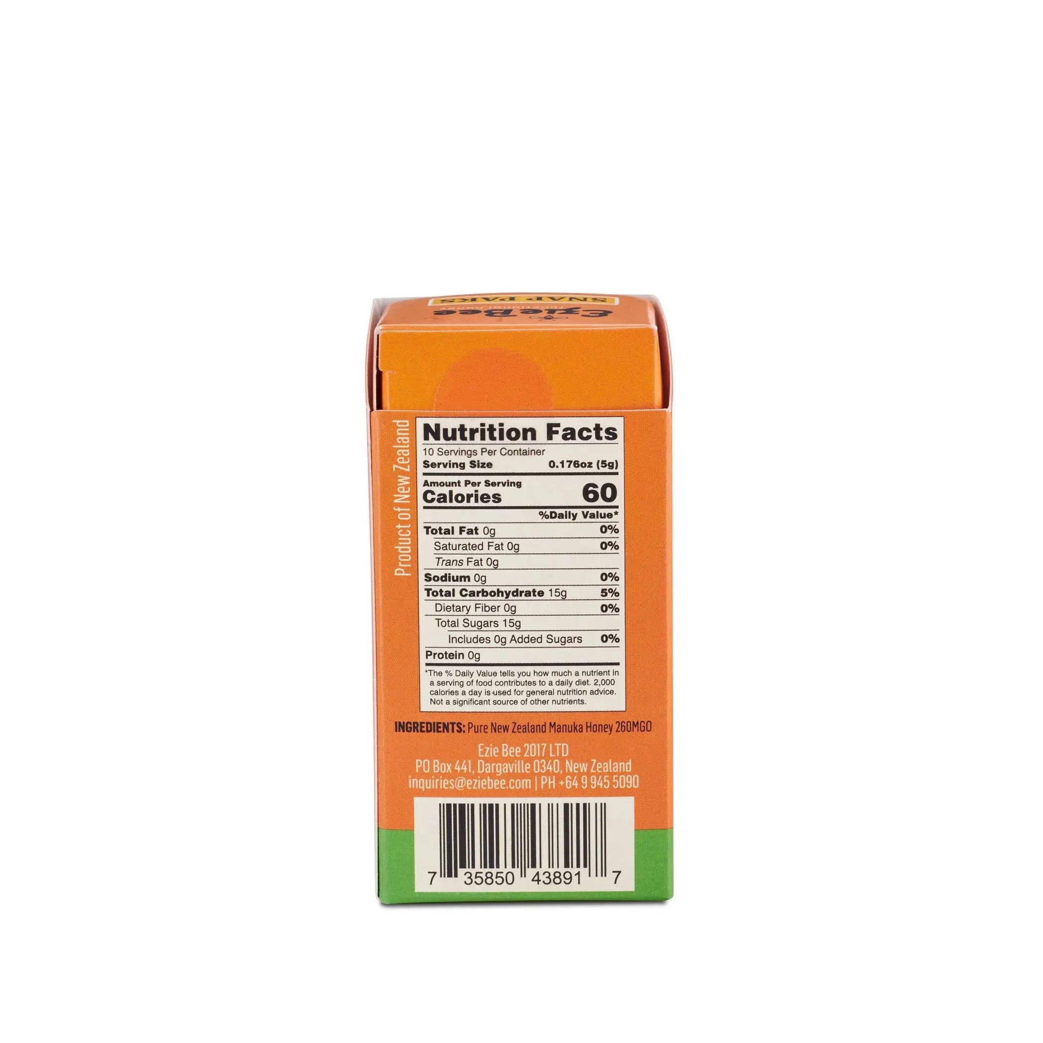 Manuka Honey 10+ 260MGO (Snap Packs) EzieBee