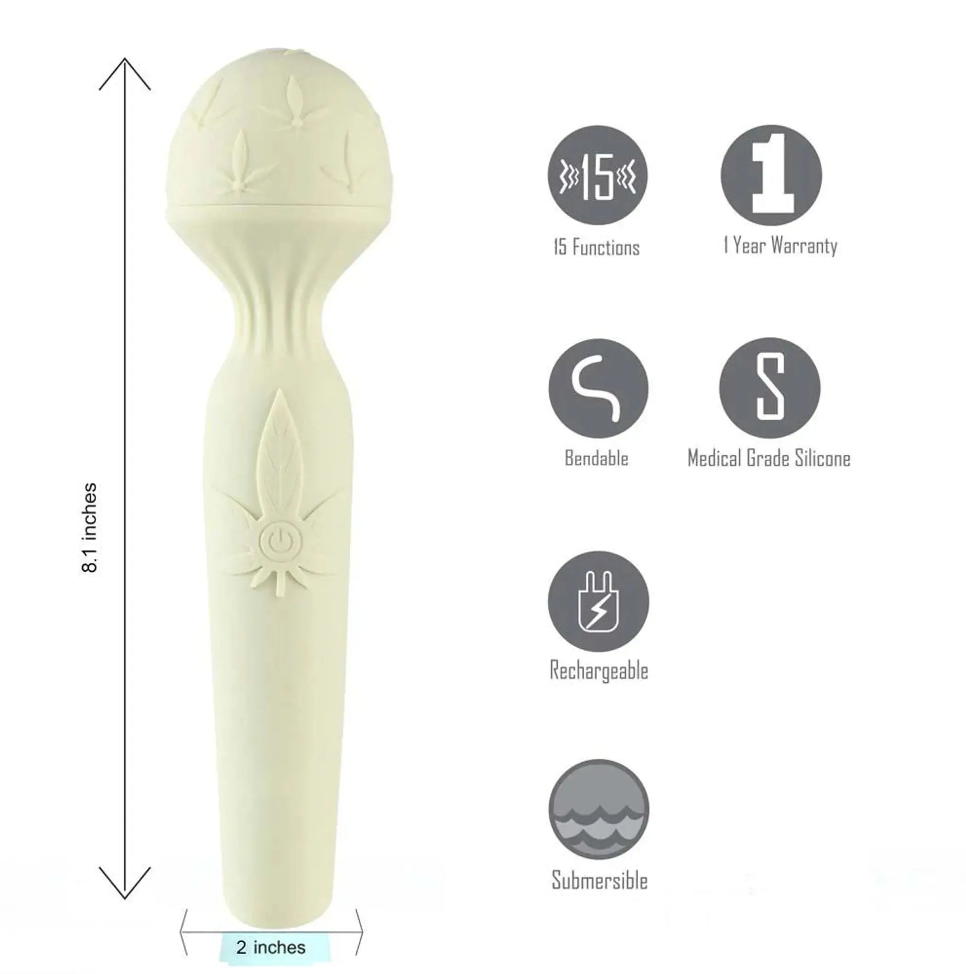 Marlie Cannabis Bendable Wand Vibrating Rechargeable Maia Toys