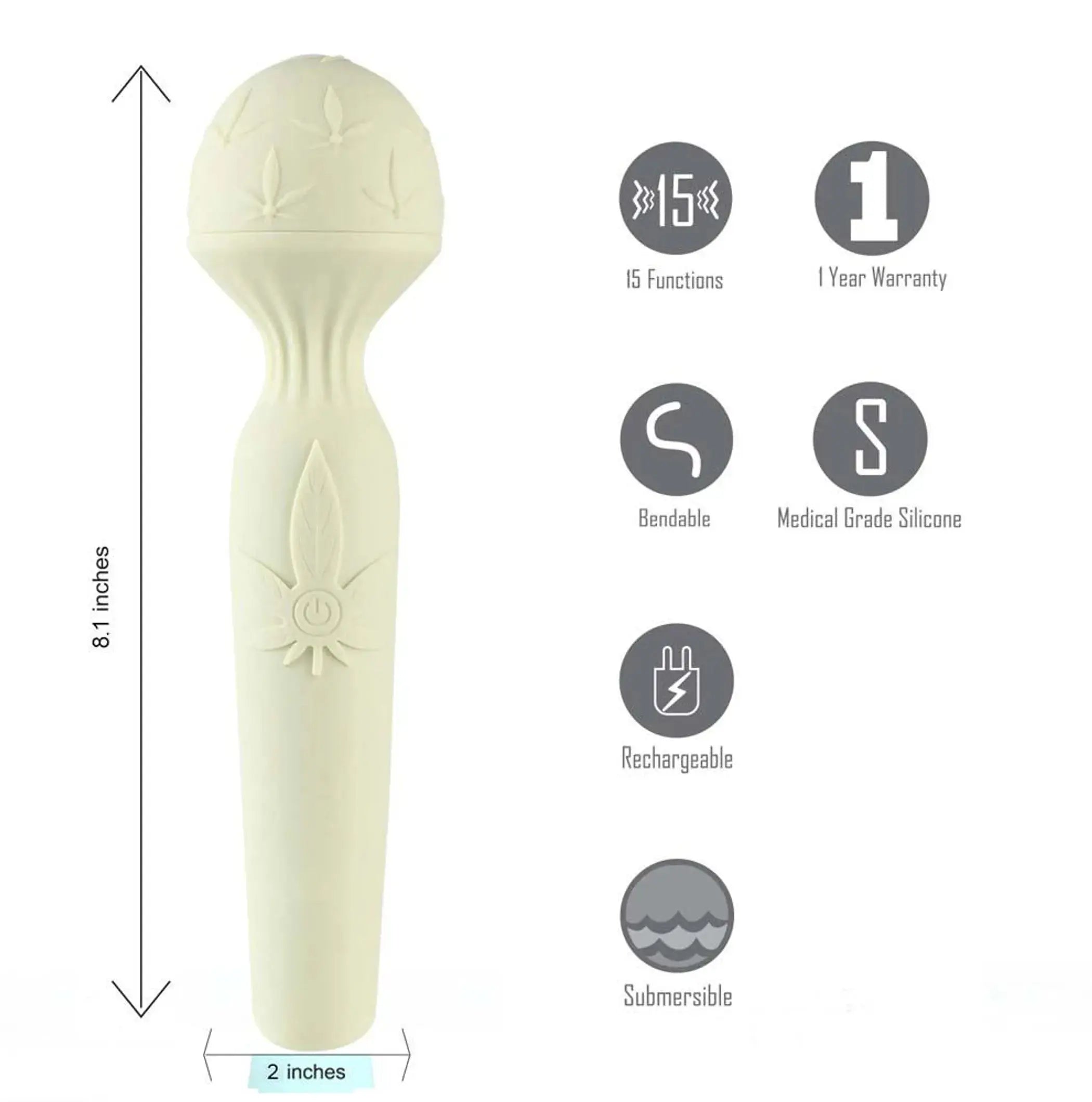 Marlie Cannabis Bendable Wand Vibrating Rechargeable Maia Toys