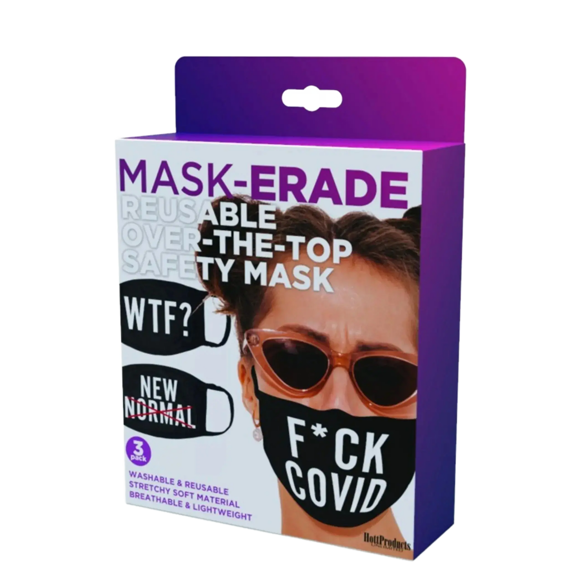 MASK-ERADE MASKS 3 PACK HOTT Products