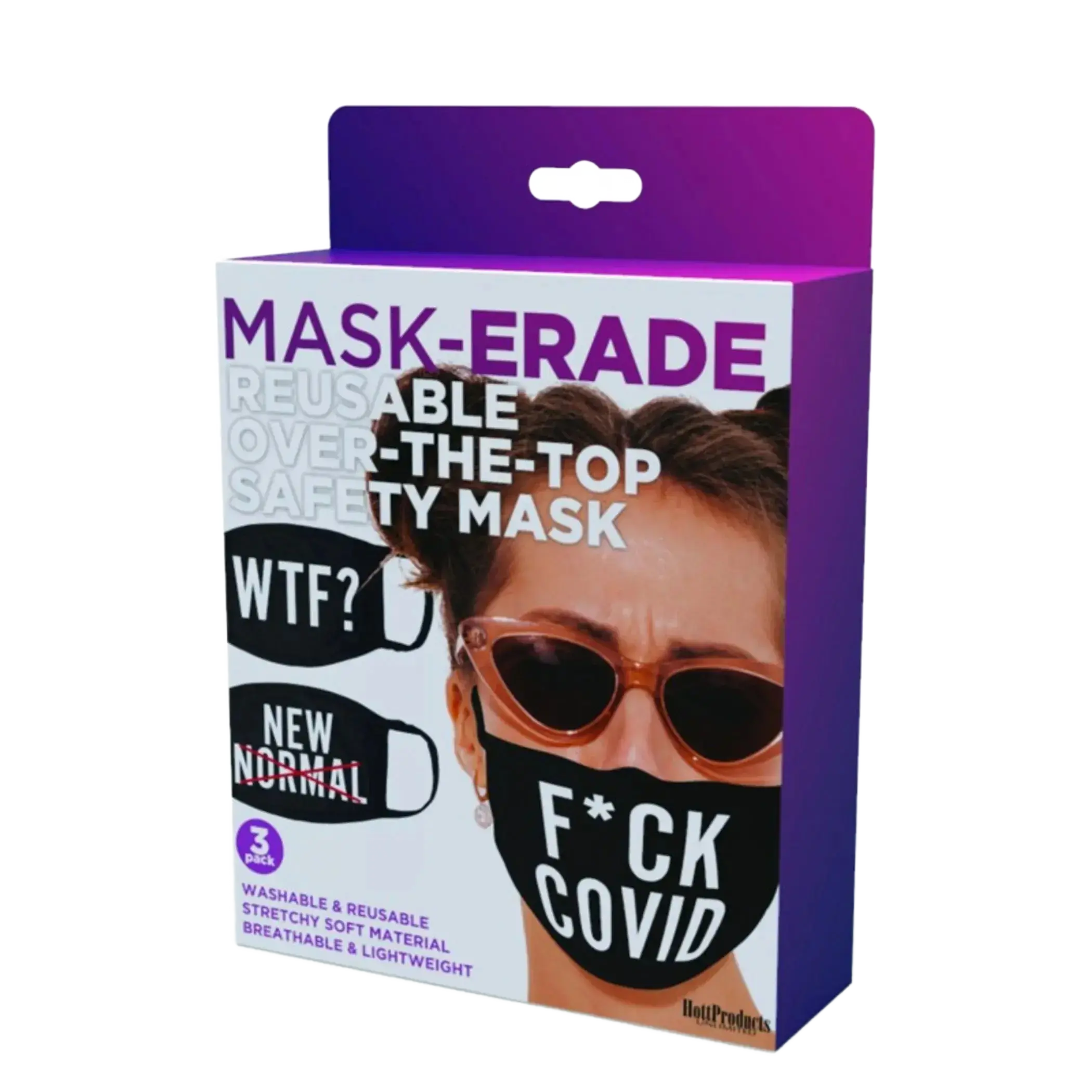 MASK-ERADE MASKS 3 PACK HOTT Products