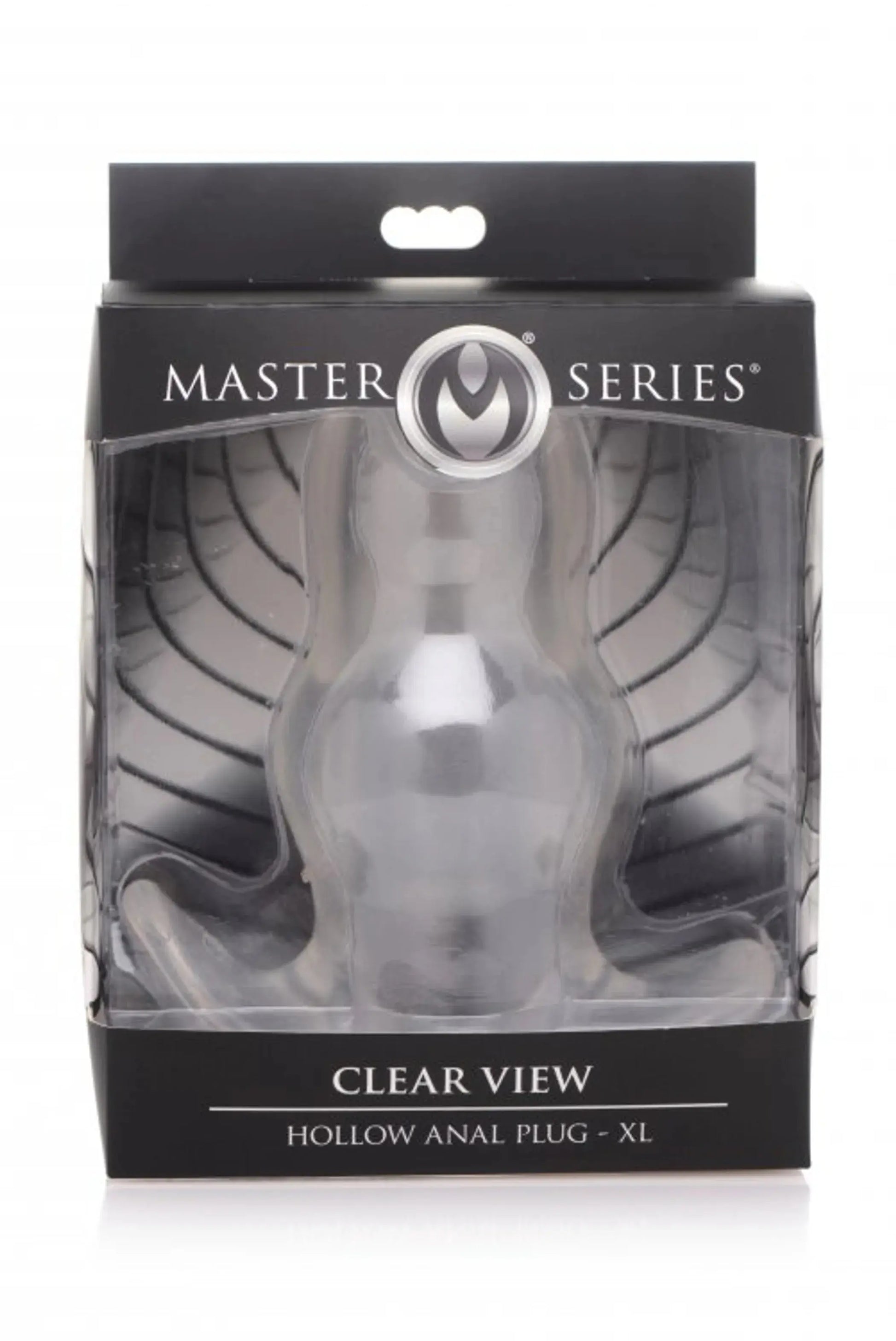 Master Series Clear View Hollow Anal Plug XL XR Brands
