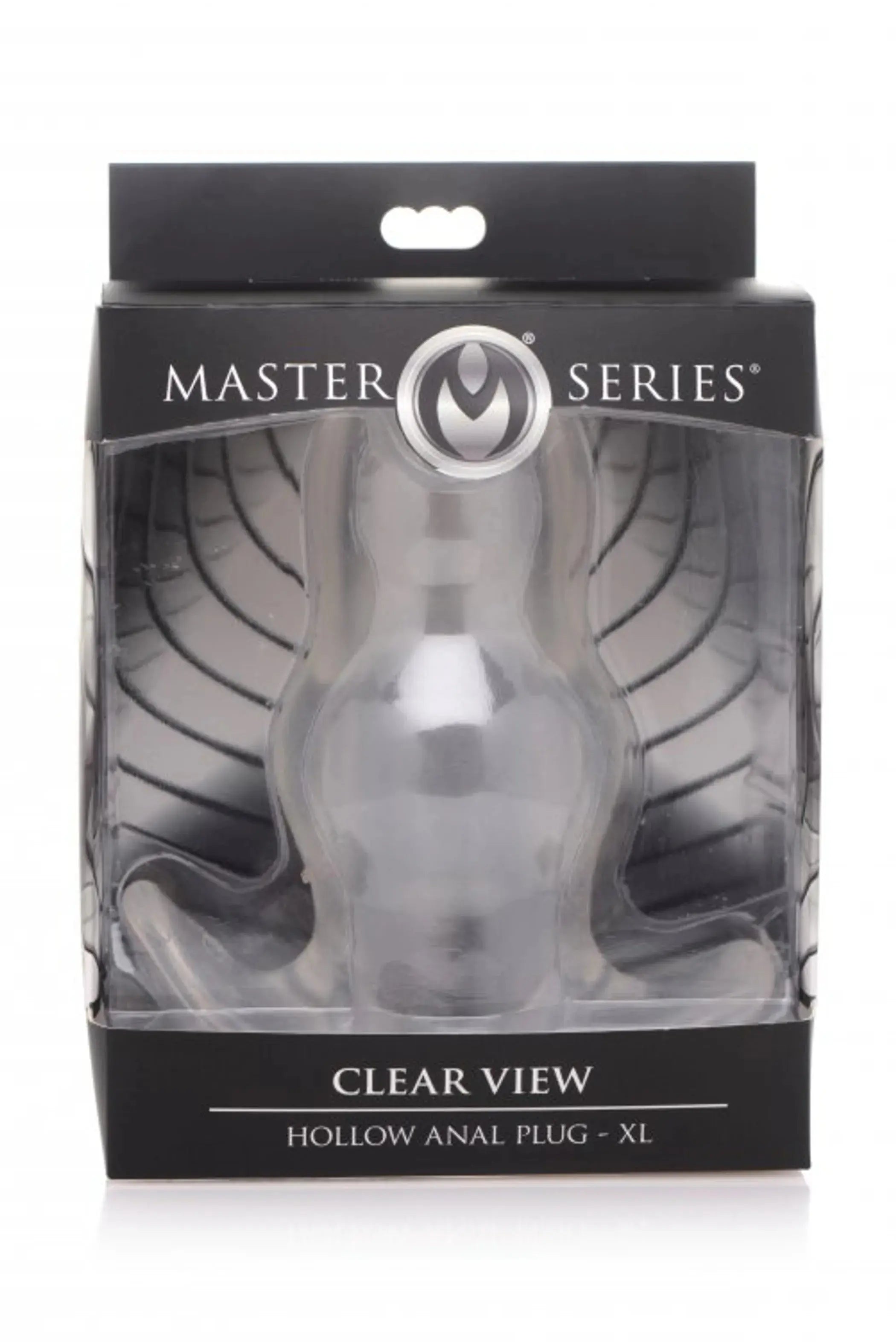 Master Series Clear View Hollow Anal Plug XL XR Brands