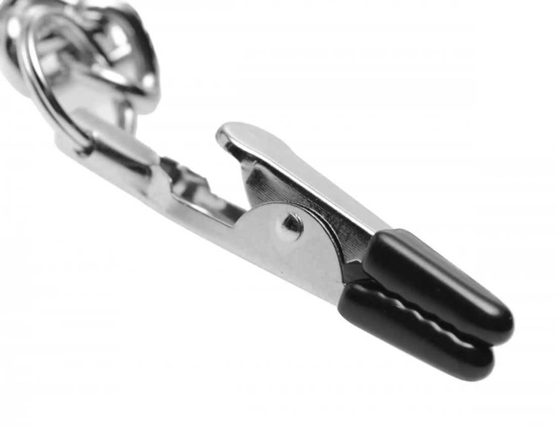 Master Series Collar with Nipple and Clit Clamps XR Brands