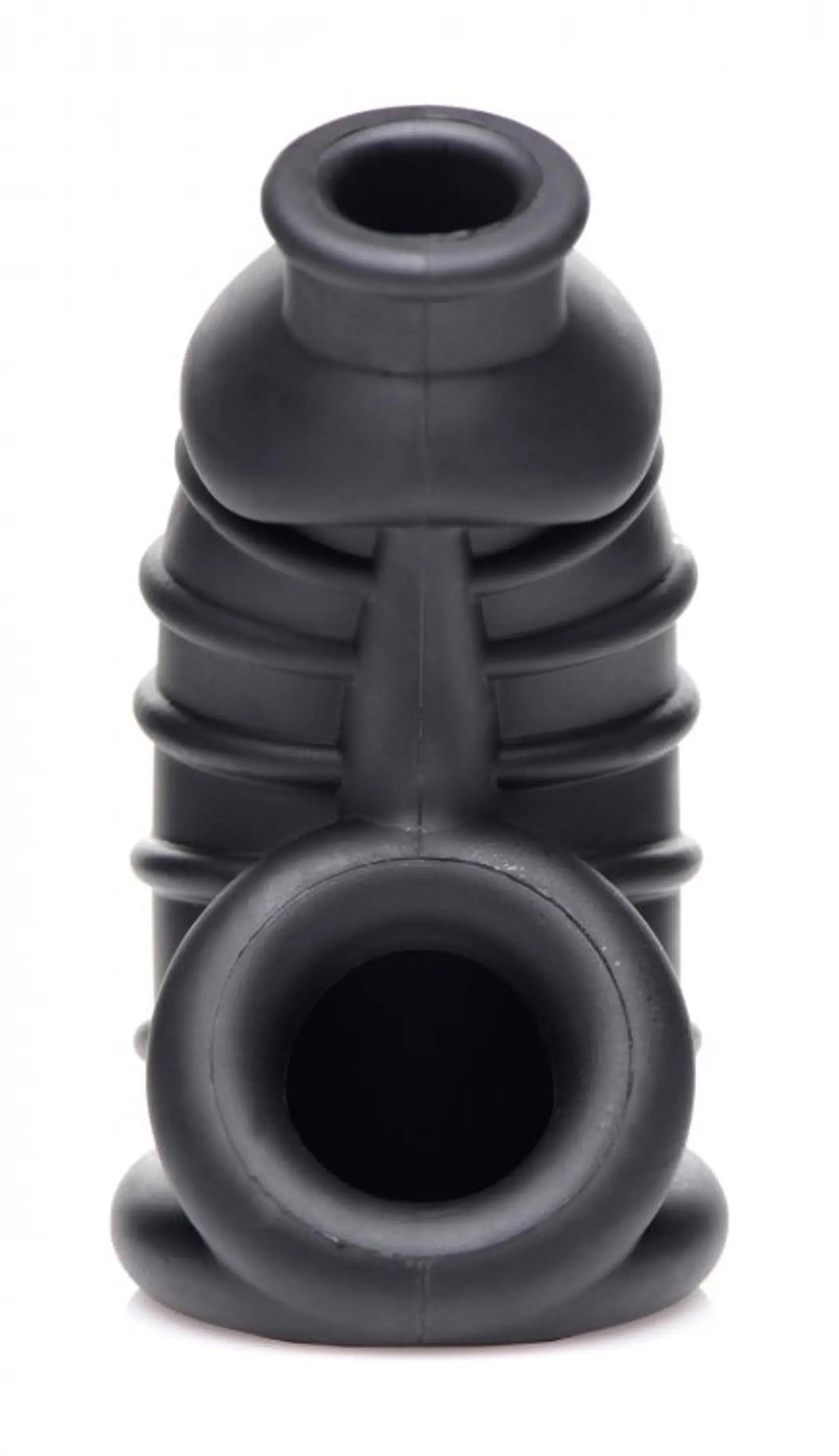 Master Series Dark Chamber Silicone Chastity Cage XR Brands
