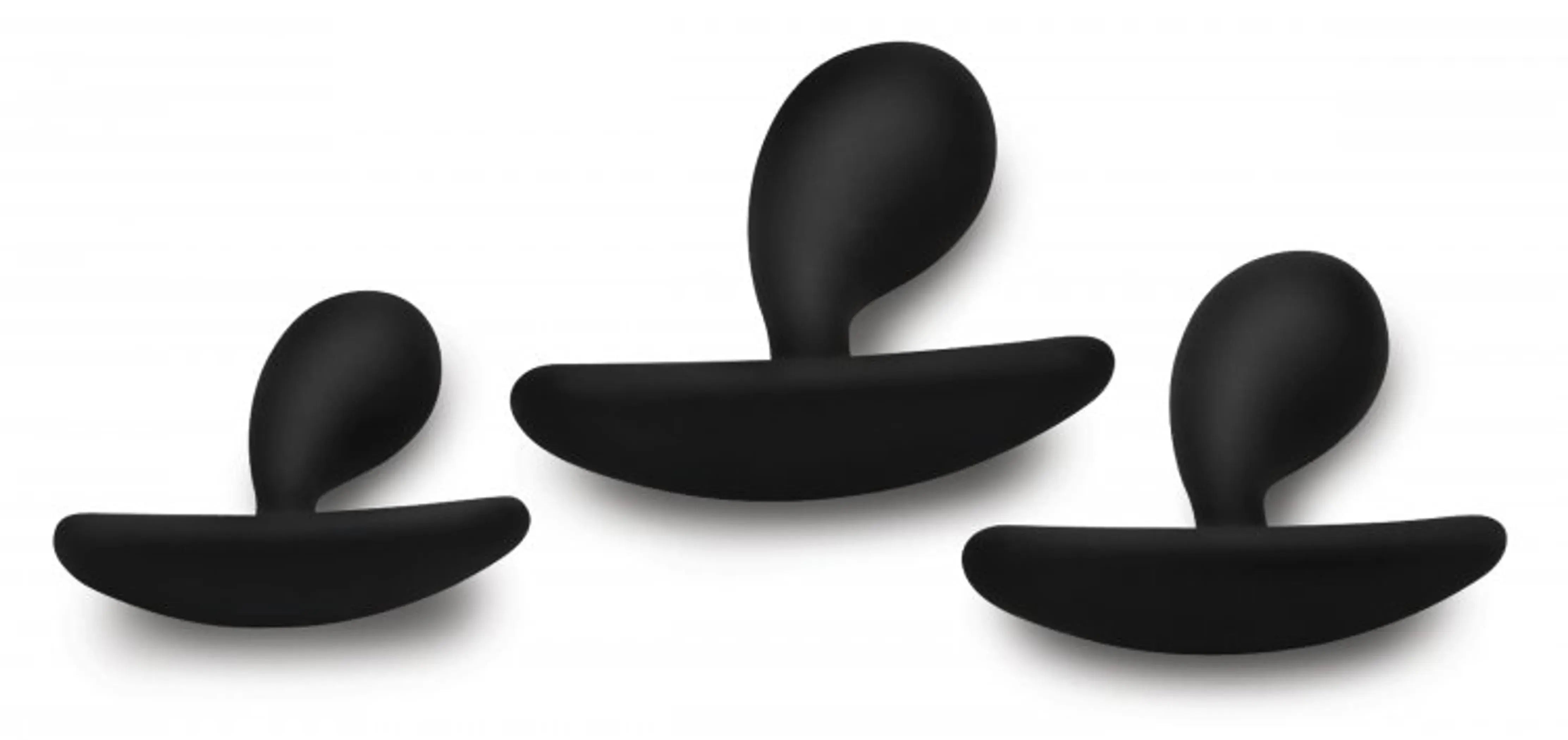 Master Series Dark Droplets 3pc Curved Anal Trainer Set XR Brands