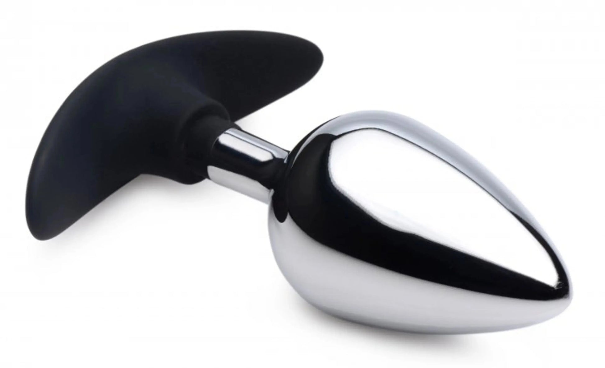 Master Series Dark Invader Metal & Silicone Anal Plug Large XR Brands